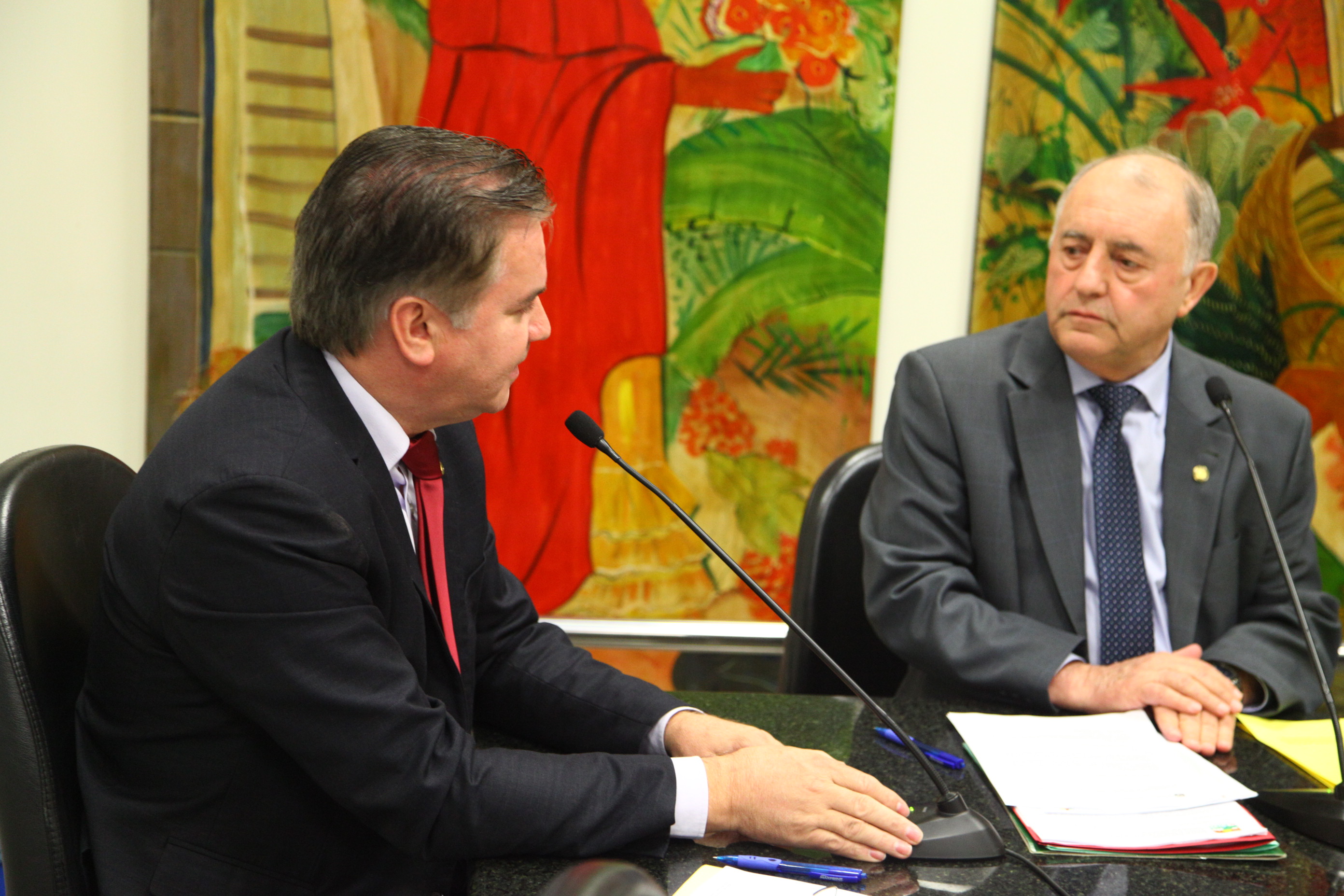 Comissão de Agricultura - Deputados Cesar Valduga (PCdoB) e Deputado Natalino Lázare (PR)