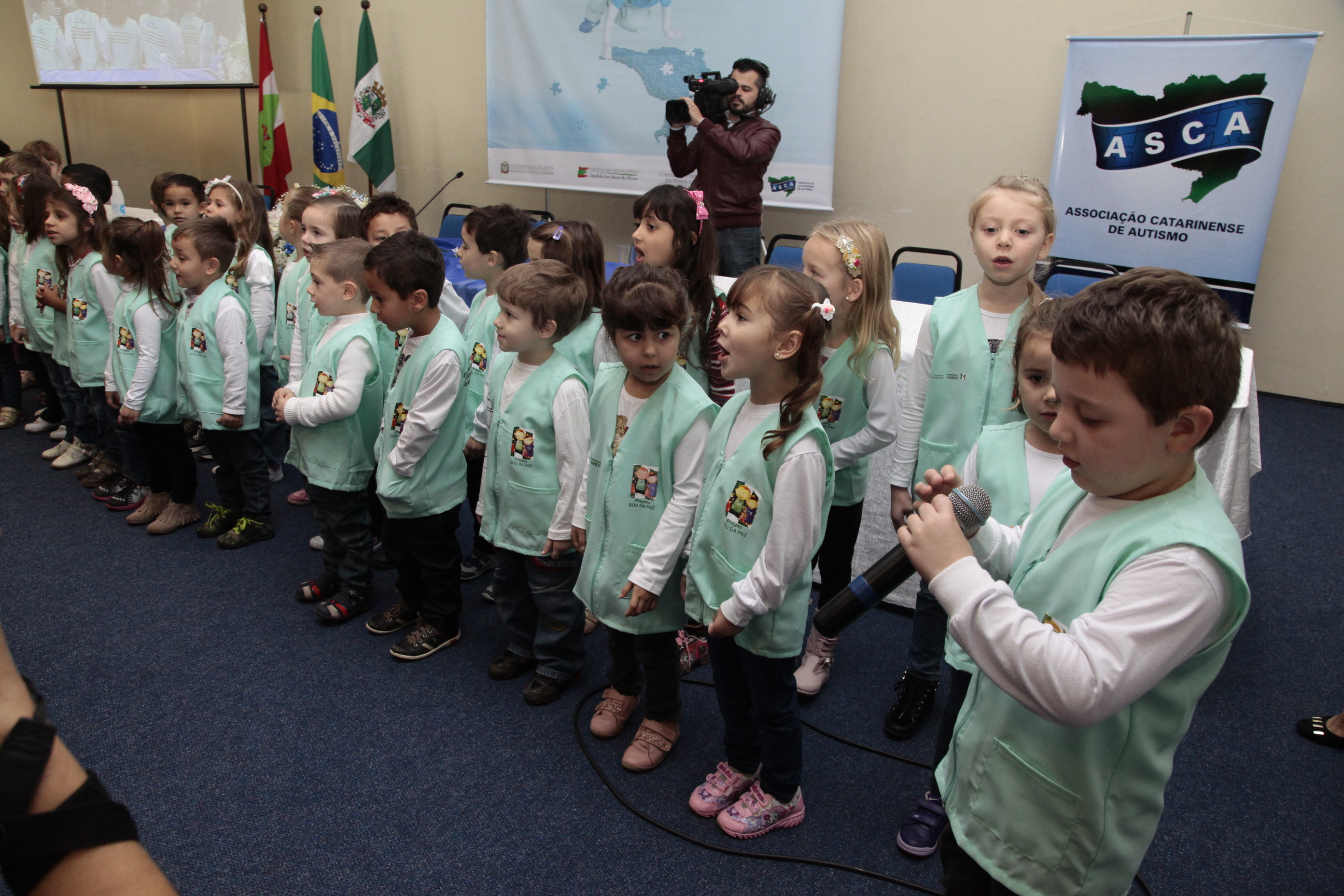 Seminário Descentralizado de Estudo e Conscientização sobre o Autismo - Chapecó.  Foto: Miriam Zomer/Agência AL