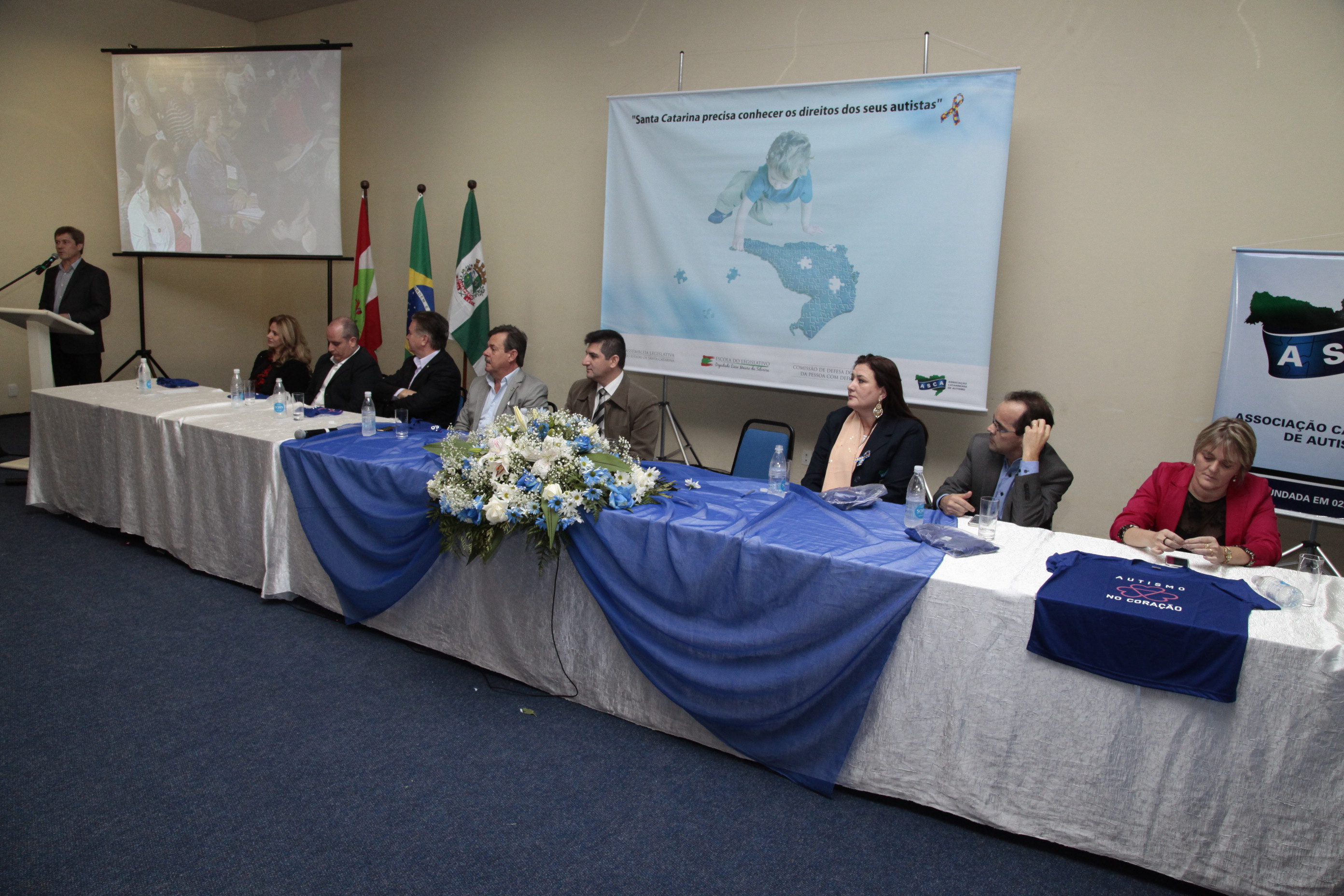 Seminário Descentralizado de Estudo e Conscientização sobre o Autismo - Chapecó.  Foto: Miriam Zomer/Agência AL