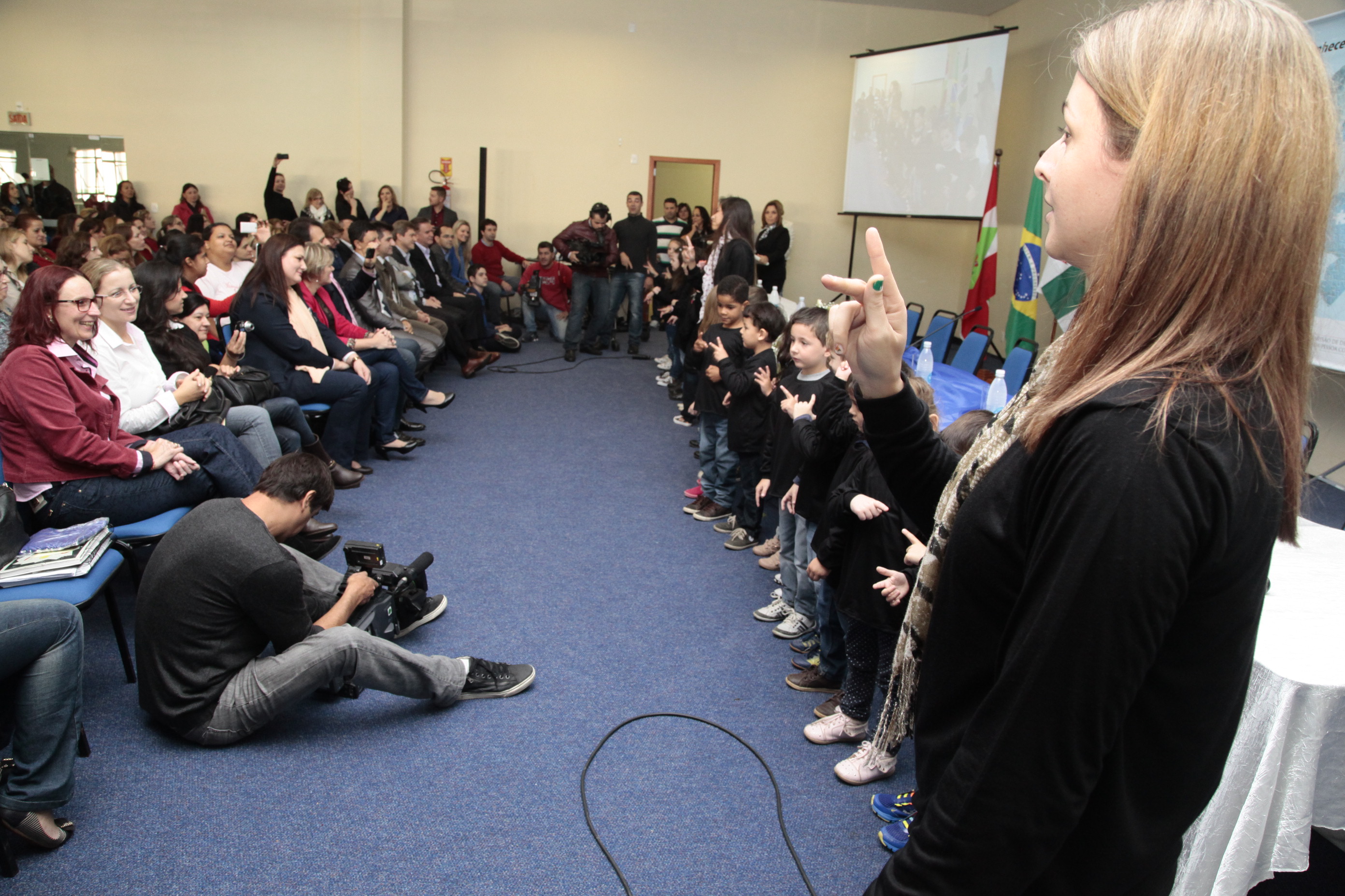 Seminário Descentralizado de Estudo e Conscientização sobre o Autismo - Chapecó.  Foto: Miriam Zomer/Agência AL