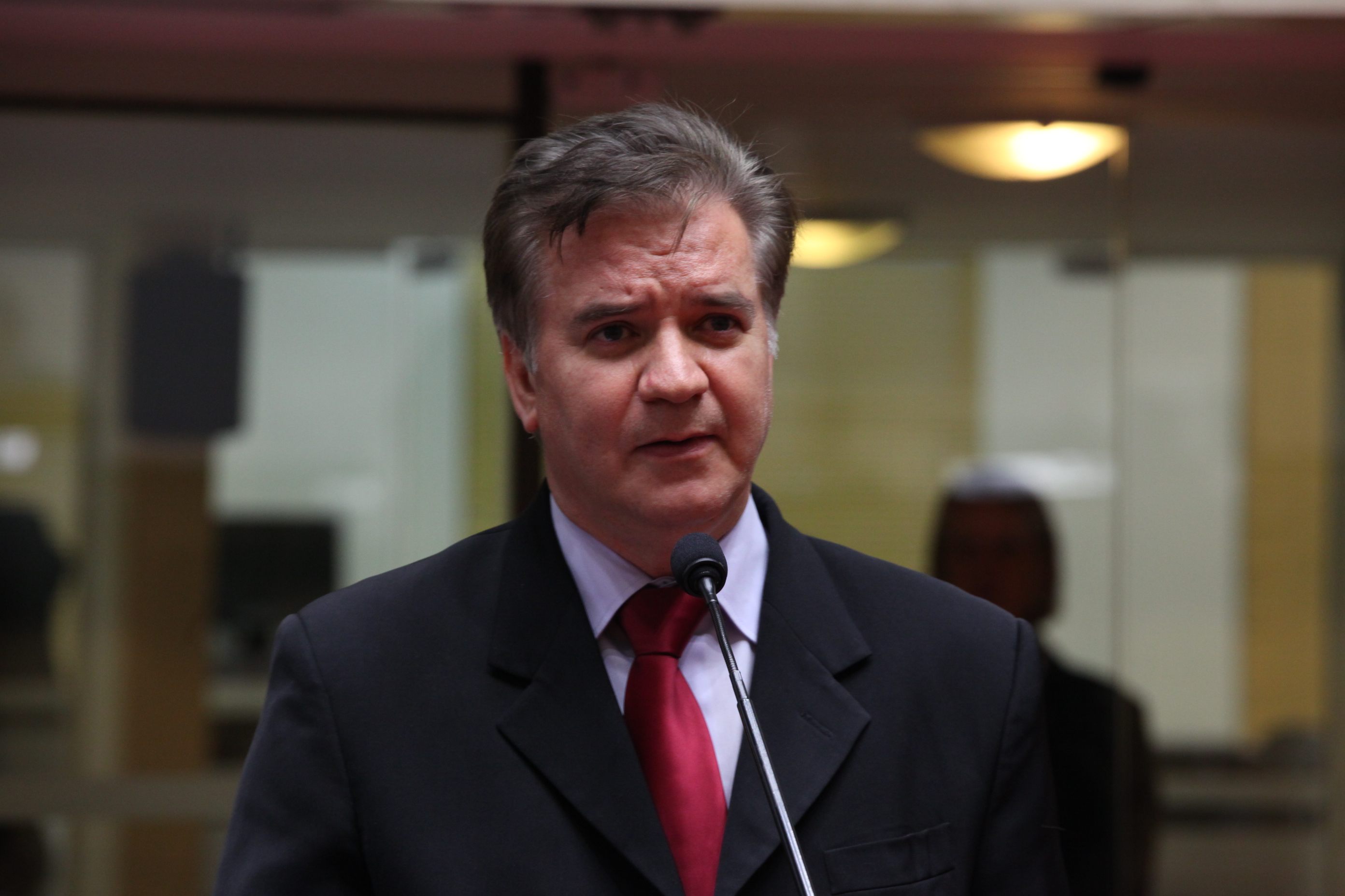 Sessão Plenária. Deputado Cesar Valduga (PCdoB) Foto: Eduardo Guedes de Oliveira / Agência AL