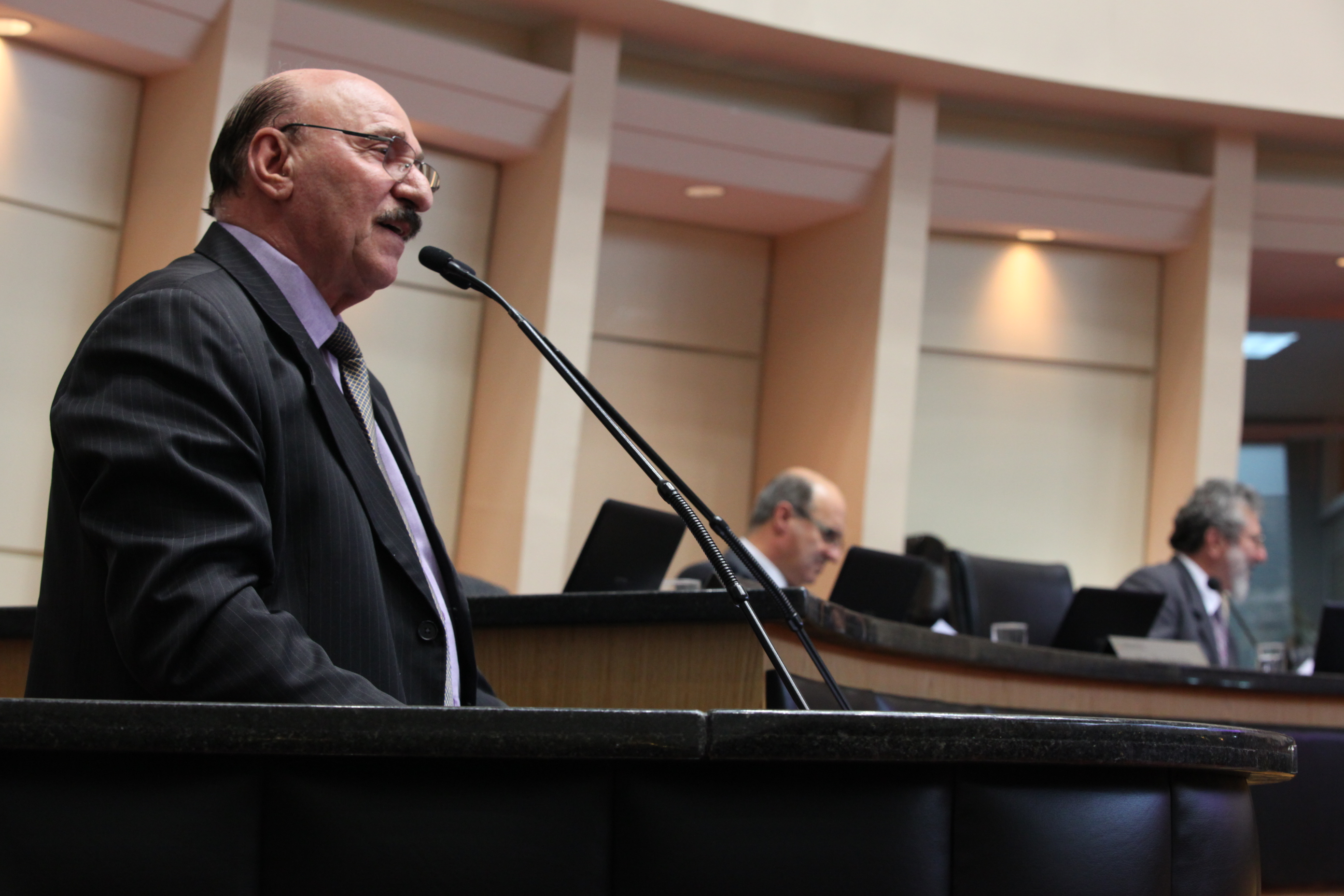 Deputado Manoel Mota (PMDB)  - Sessão Ordinária - Plenário Osni Régi. Foto: Eduardo Guedes de Oliveira / Agência AL