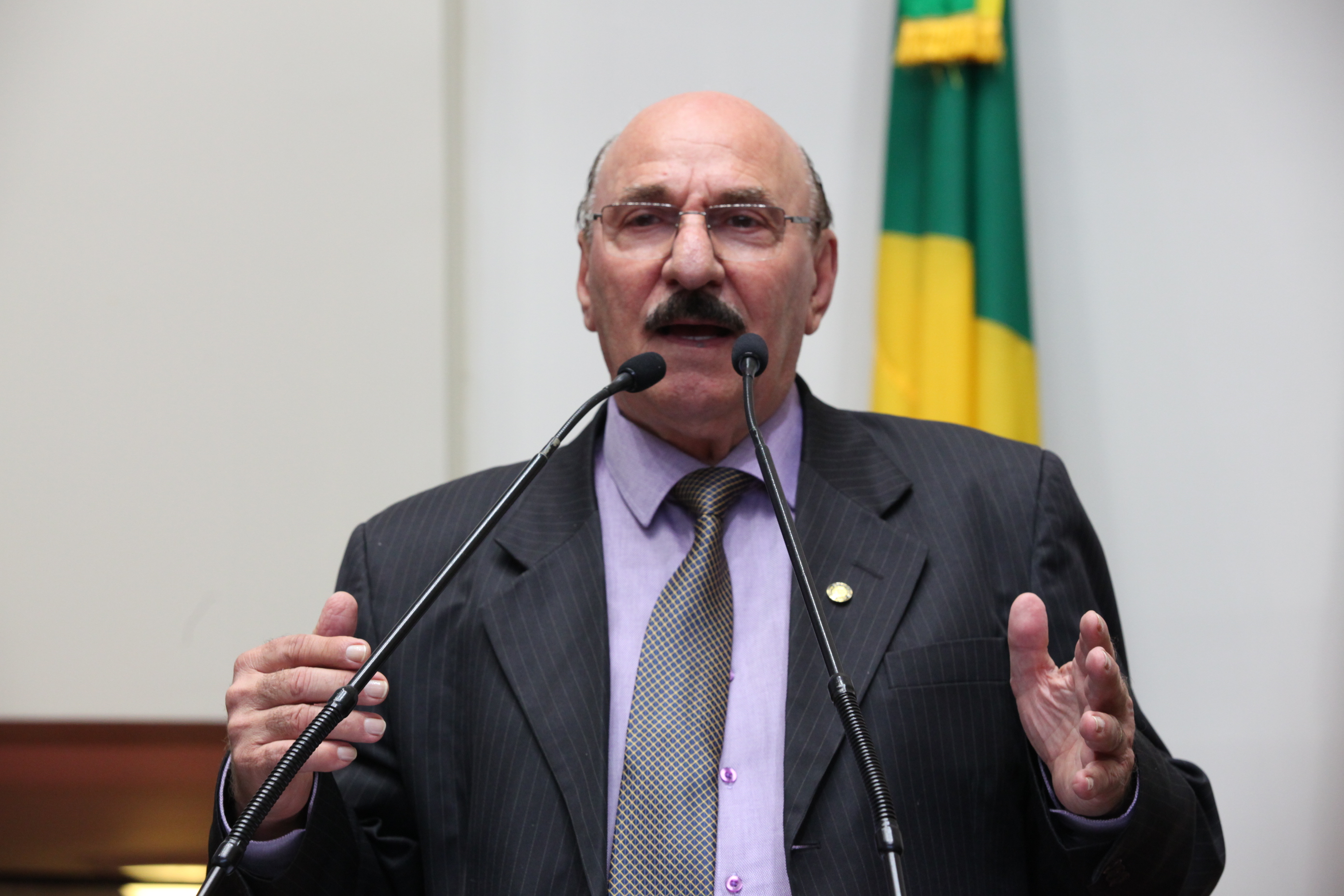 Deputado Manoel Mota (PMDB)  - Sessão Ordinária - Plenário Osni Régi. Foto: Eduardo Guedes de Oliveira / Agência AL