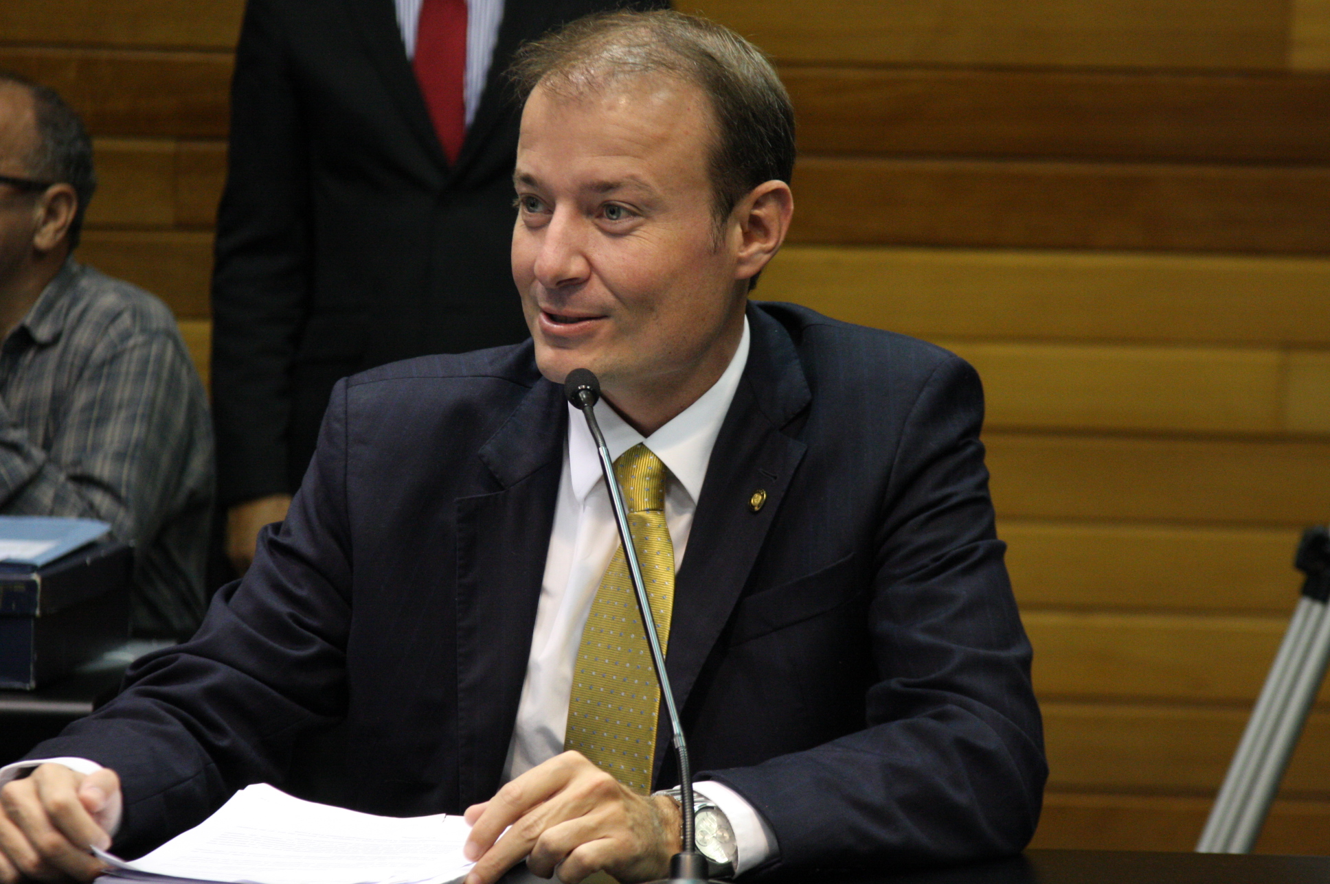 Comissão de Finanças e Tributação. Deputado Gabriel Ribeiro (PSD) Foto:Yuri Santos / Agência AL