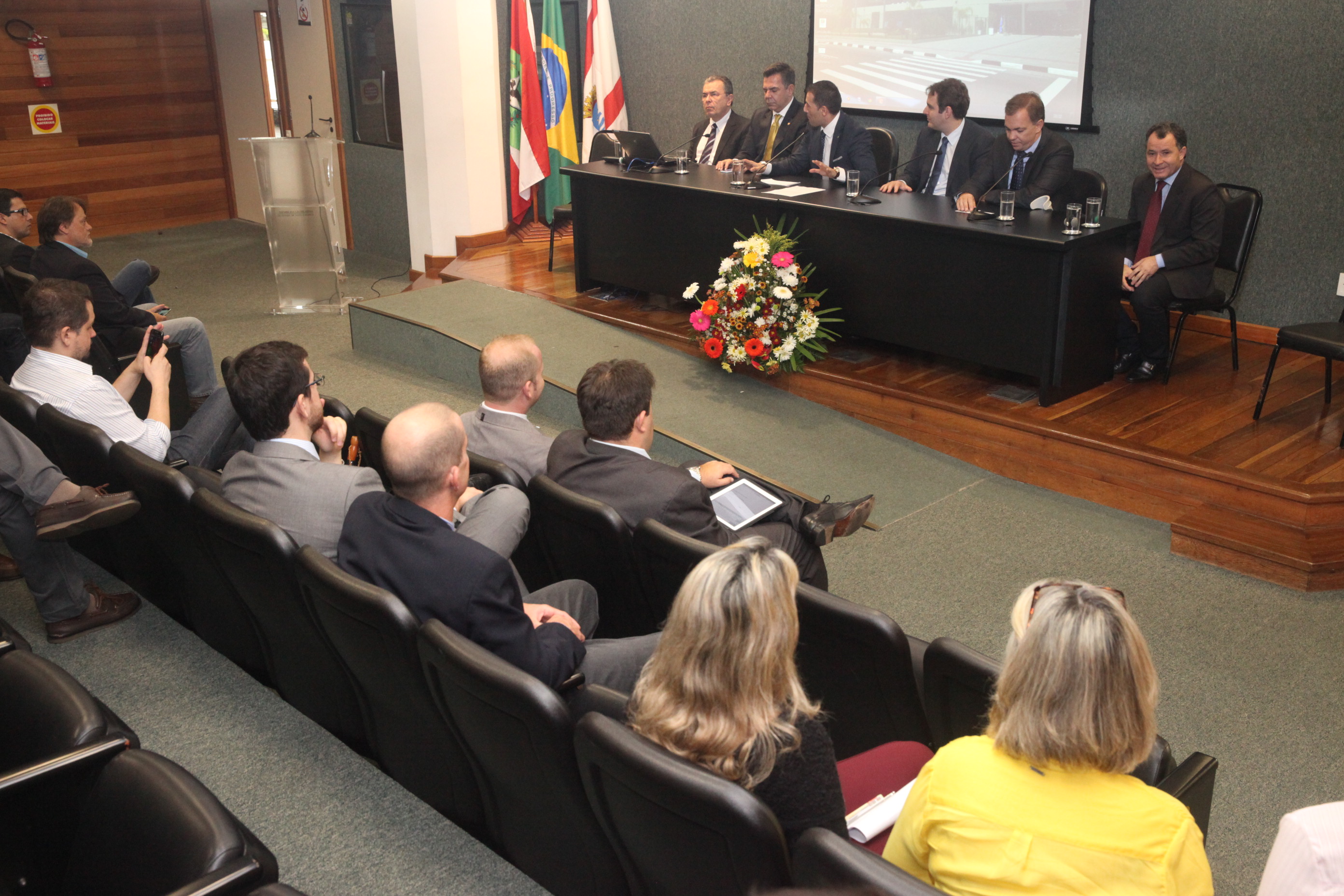 Lançamento da Frente Parlamentar de Portos e Aeroportos. Foto: Fábio Queiroz / Agência AL
