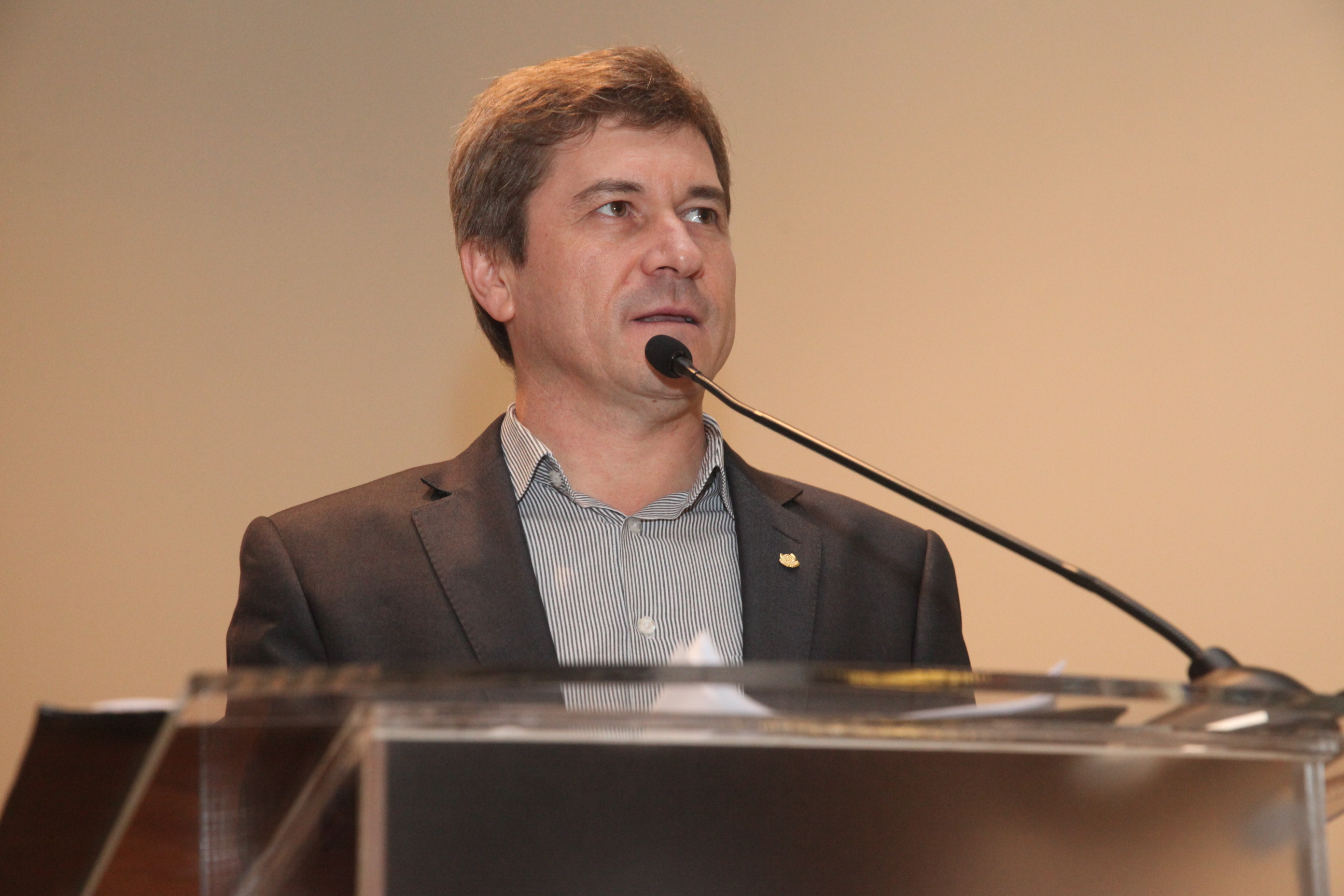 Deputado José Nei Ascari (PSD). Comissão de Defesa dos Direitos da Pessoa com Deficiência promove o Seminário: Dificuldades de Deglutição. Foto: Fábio Queiroz / Agência AL