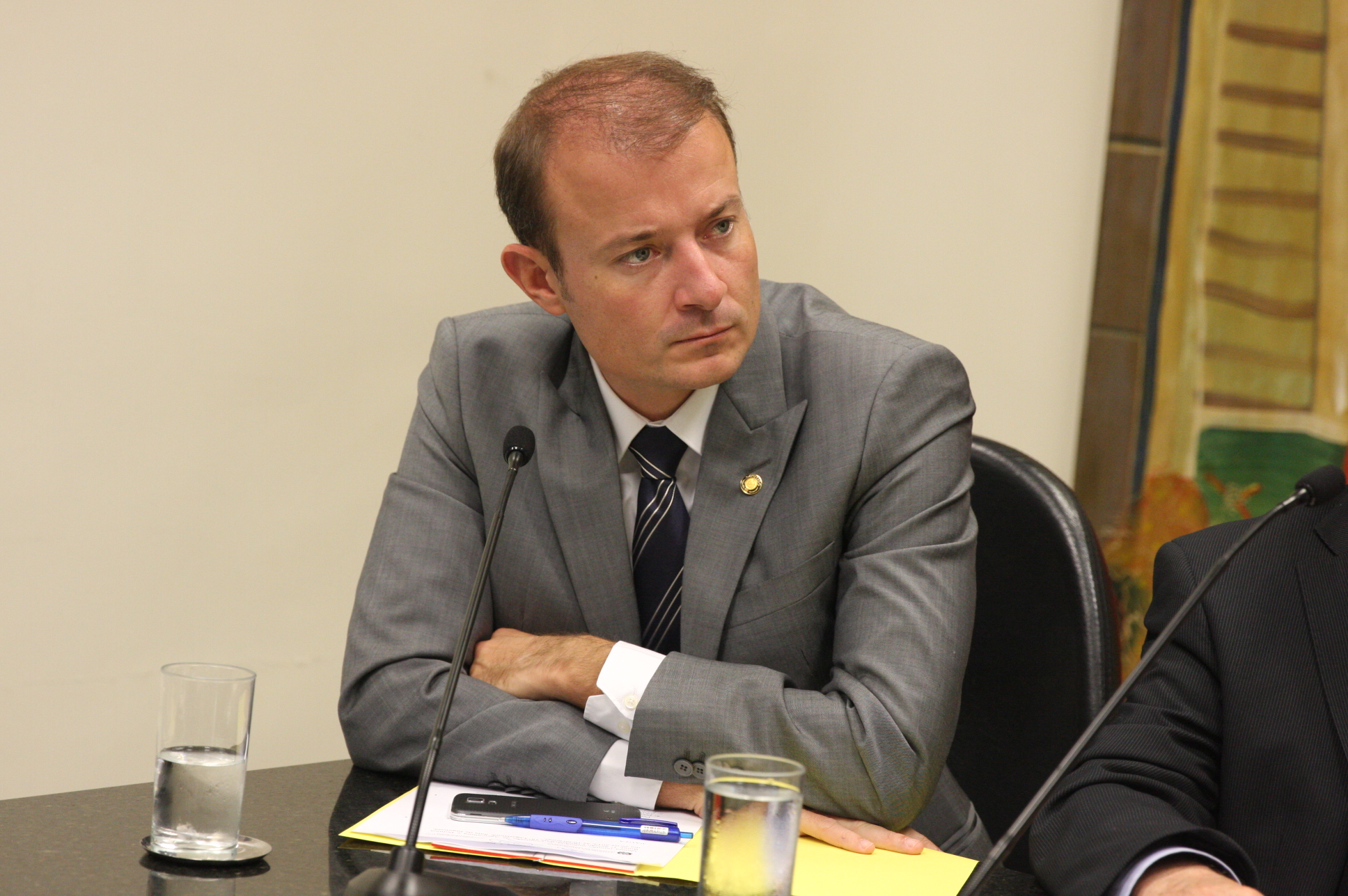 Comissão de Agricultura e Politica Rural. Deputado Gabriel Ribeiro (PSD). Foto: Laís Amorim | Agência AL