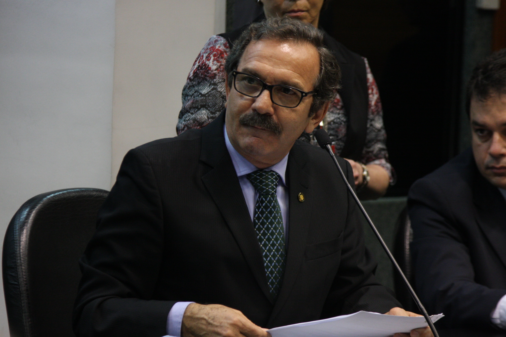 Reunião da Comissão de Trabalho, Administração e Serviço Público. Deputado Serafim Venzon (PSDB). Foto: Yuri Santos | Agência AL