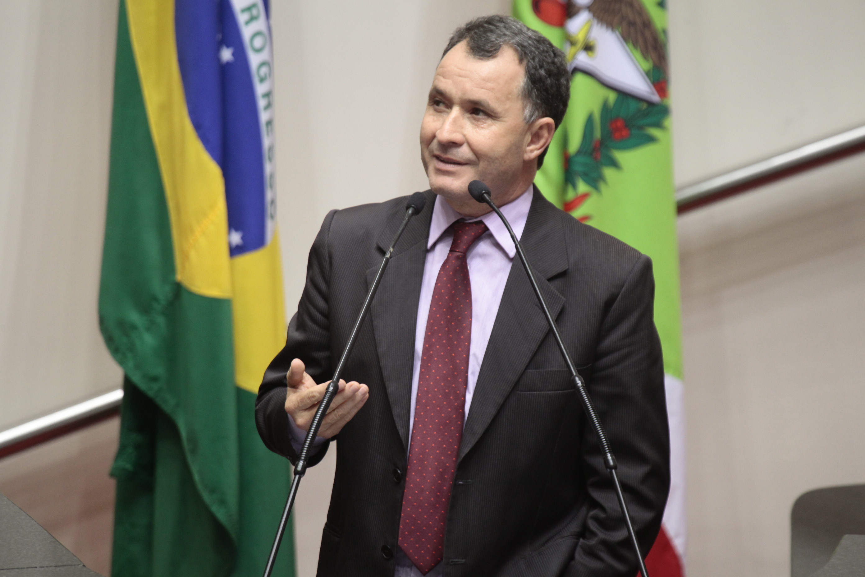 Sessão Ordinária - Plenário Osni Regis. Deputado Darci de Matos (PSD) -  Foto: Miriam Zomer/Agência AL
