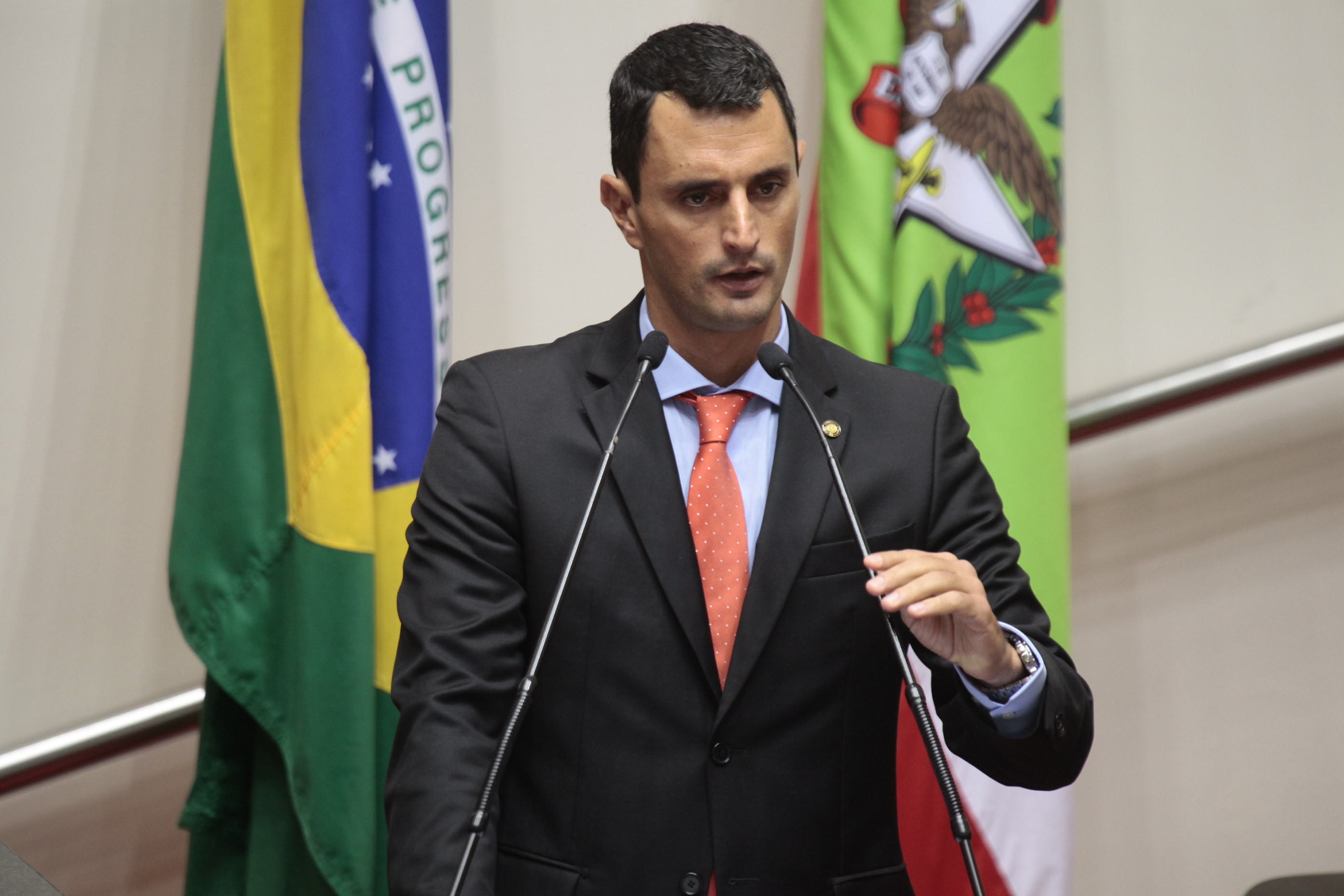 Sessão Ordinária - Plenário Osni Regis. Deputado João Amin (PP) -  Foto: Miriam Zomer/Agência AL
