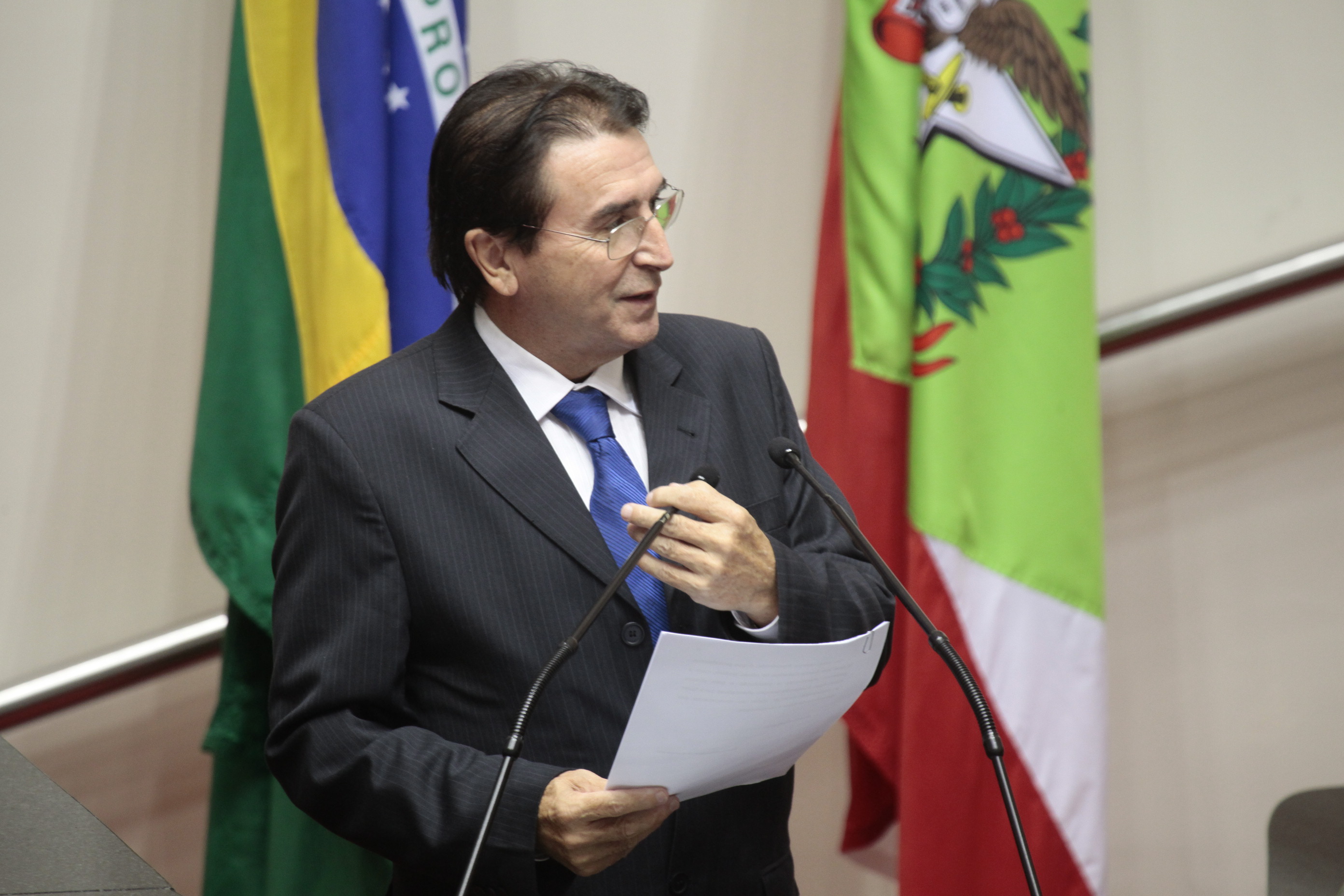 Sessão Ordinária - Plenário Osni Regis. Deputado Antonio Aguiar (PMDB) - Foto: Miriam Zomer/Agência AL