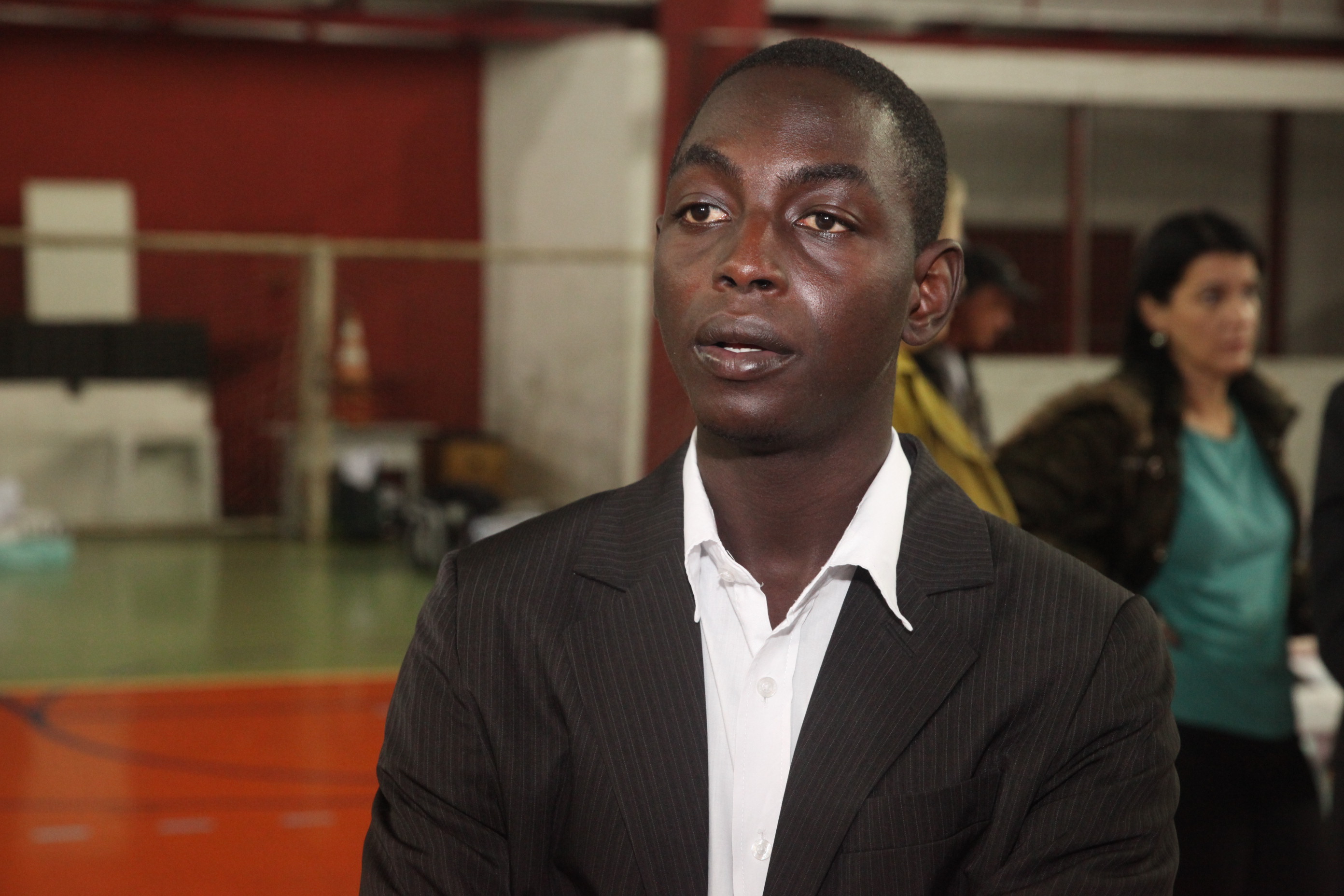 Comissão de Direitos Humanos da Alesc visita imigrantes haitianos e senegaleses recém chegados a Florianópolis. Foto: Fábio Queiroz / Agência AL