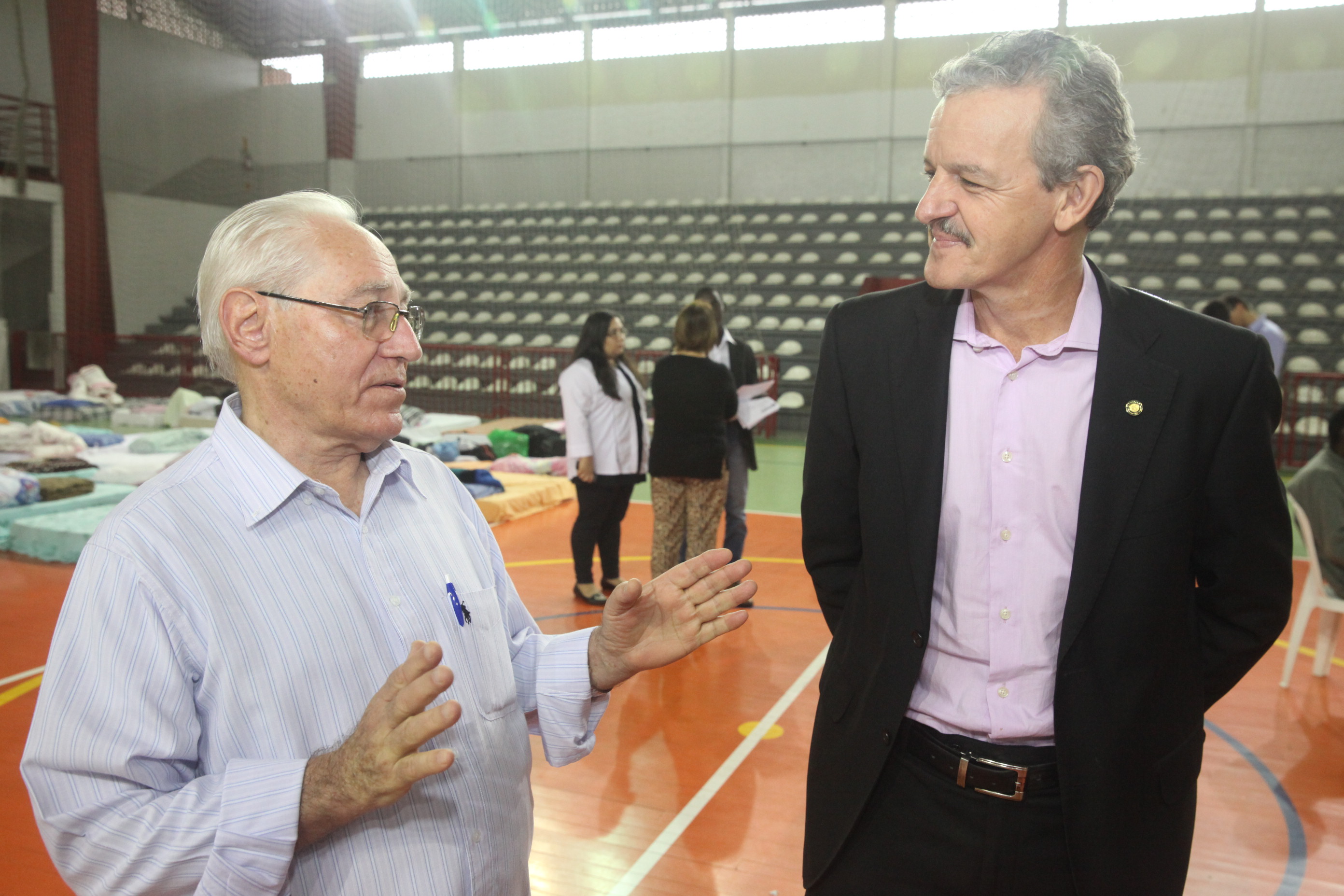 Comissão de Direitos Humanos da Alesc visita imigrantes haitianos e senegaleses recém chegados a Florianópolis. Foto: Fábio Queiroz / Agência AL