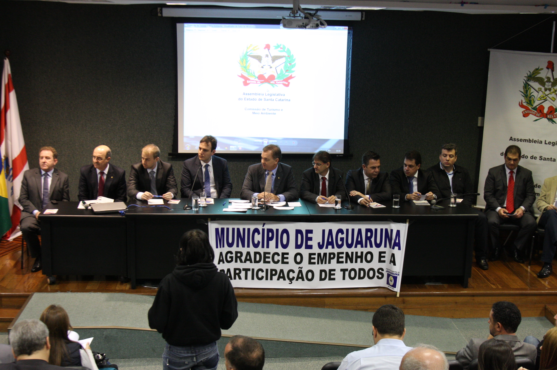 Audiência Pública sobre o gerenciamento costeiro de Jaguaruna. Comissão de Turismo e Meio Ambiente. Foto:Yuri Santos / Agência AL