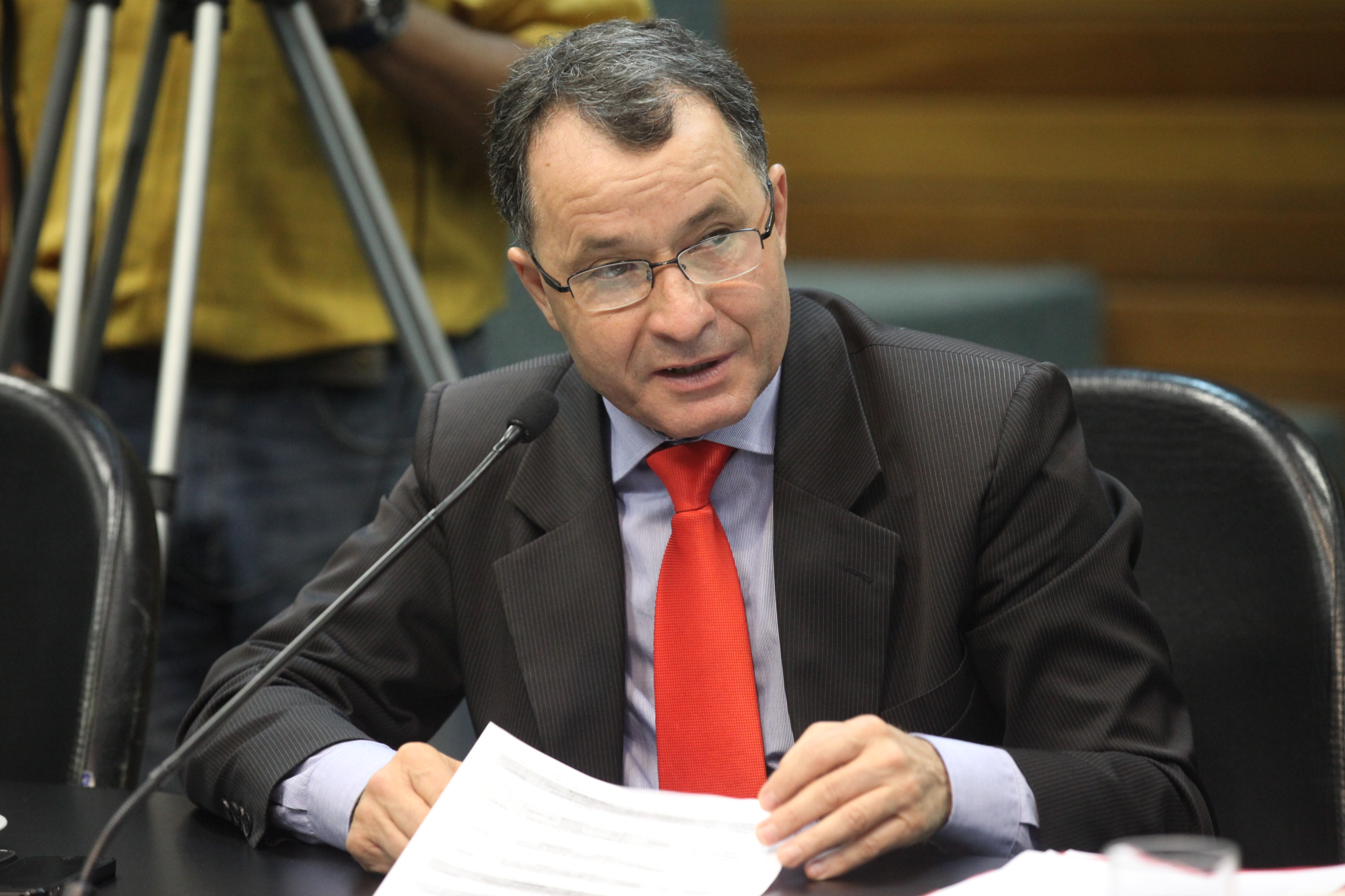 Deputado Darci de Matos (PSD). Comissão de Finanças e Tributação. Foto: Fábio Queiroz | Agência AL