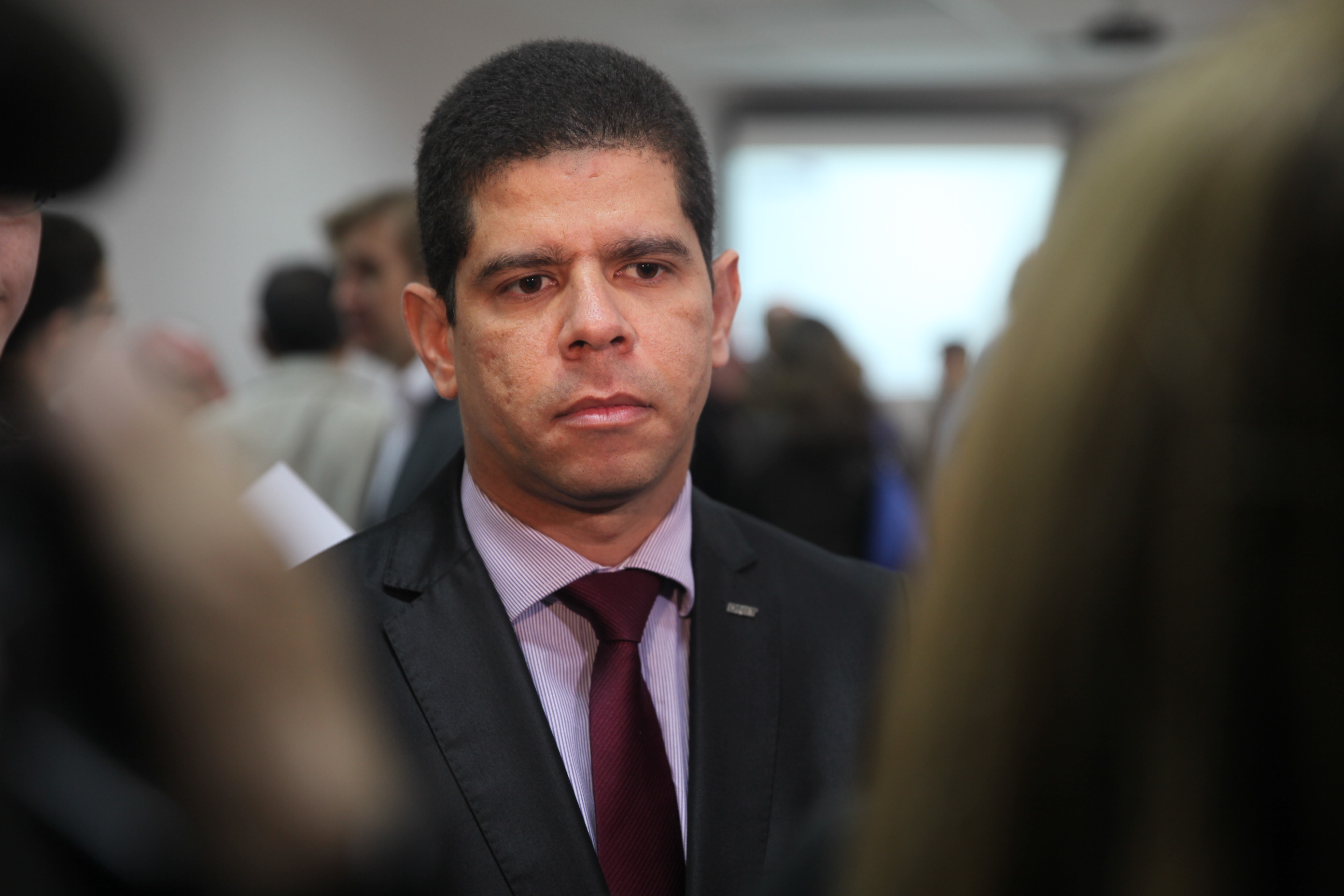 André Nunes - coordenador geral de projetos do Dnit. Reunião de apresentação do Estudo de Viabilidade da Duplicação da BR 470 elaborado pelos técnicos do Dnit. Foto: Fábio Queiroz / Agência AL