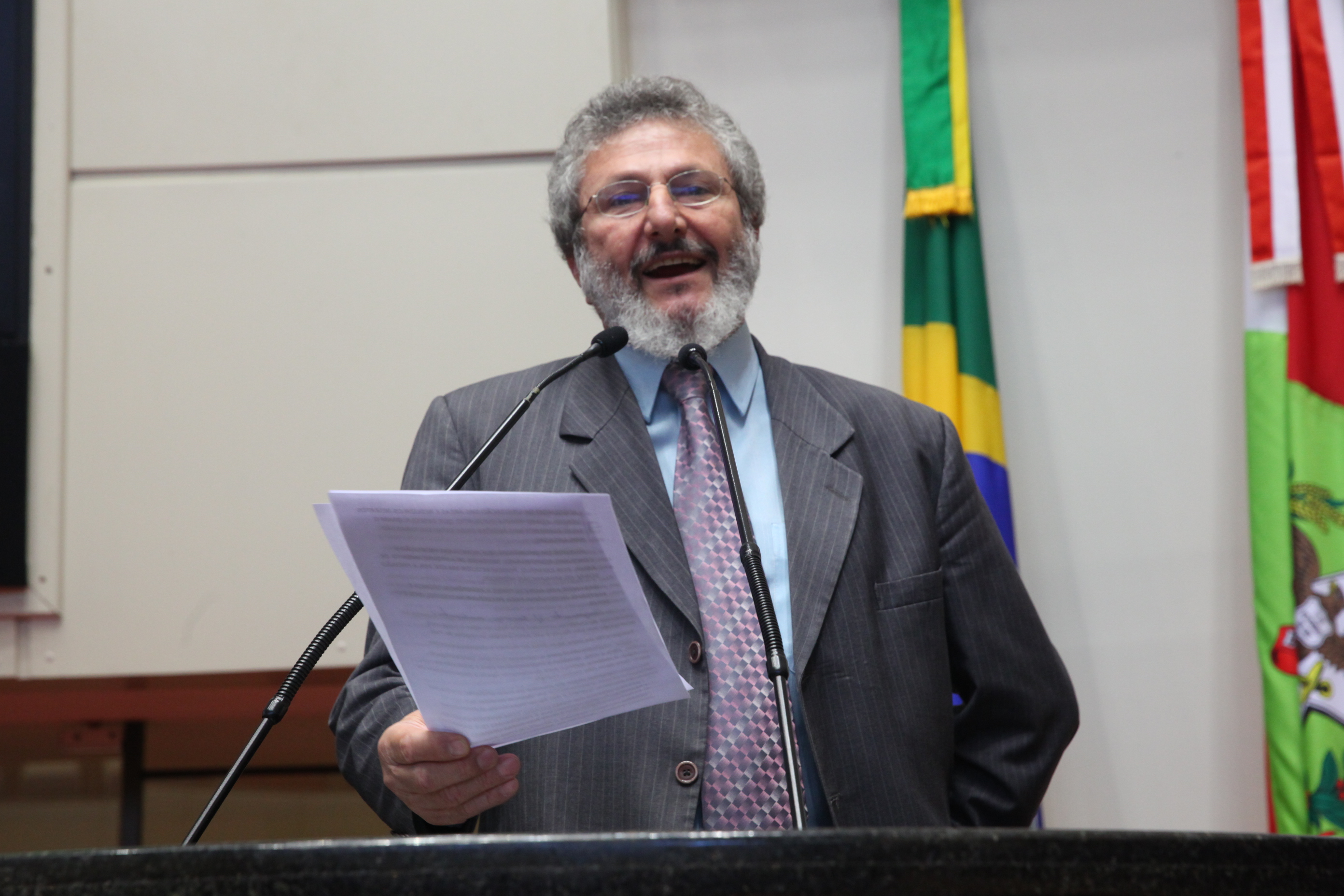 Sessão Ordinária. Deputado Padre Pedro Baldissera (PT)  -  Foto: Eduardo Guedes De Oliveira / Agencia AL