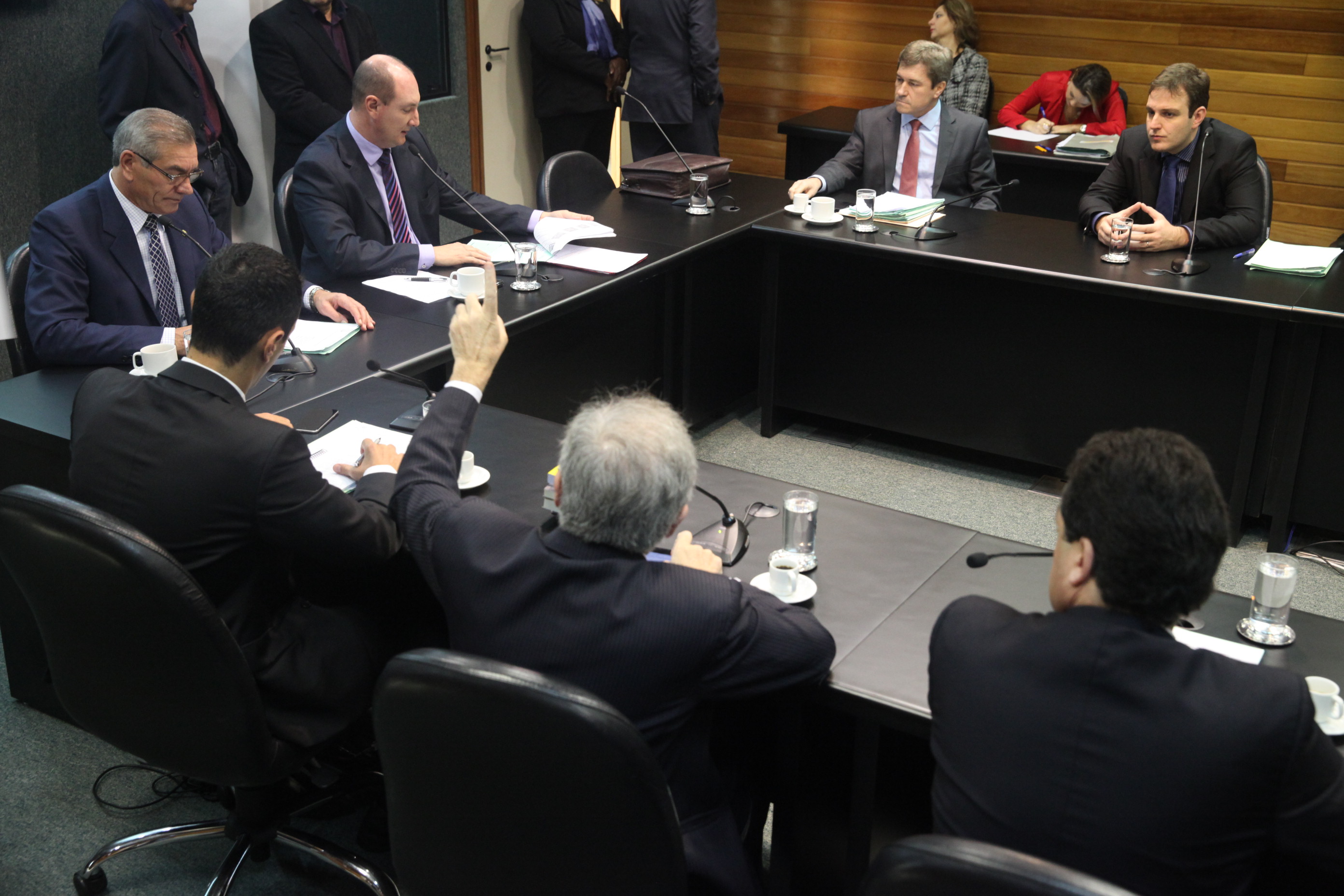Reunião da Comissão de Constituição e Justiça. Foto: Fábio Queiroz / Agência AL