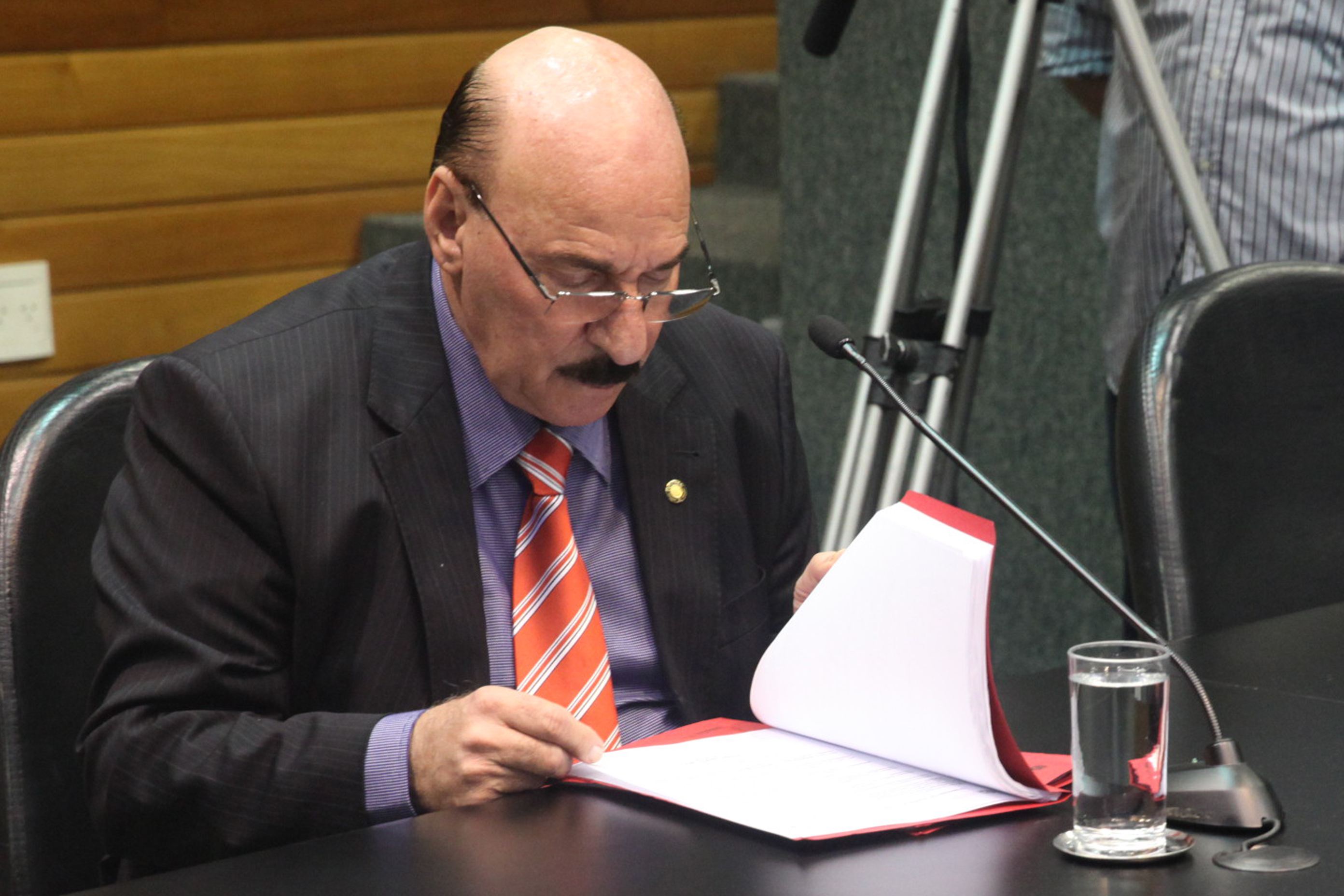 Deputado Manoel Mota (PMDB). Comissão de Trabalho e Serviço Público. Foto: Fábio Queiroz / Agência AL
