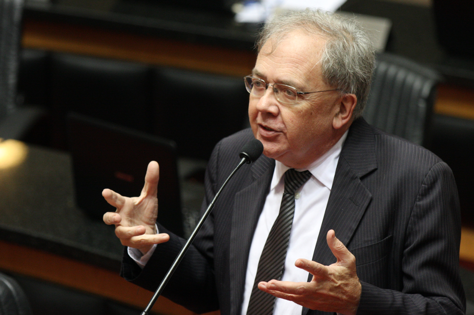 Deputado Fernando Coruja (PMDB). Sessão Ordinária. Foto: Humberto Gesser / Agencia AL