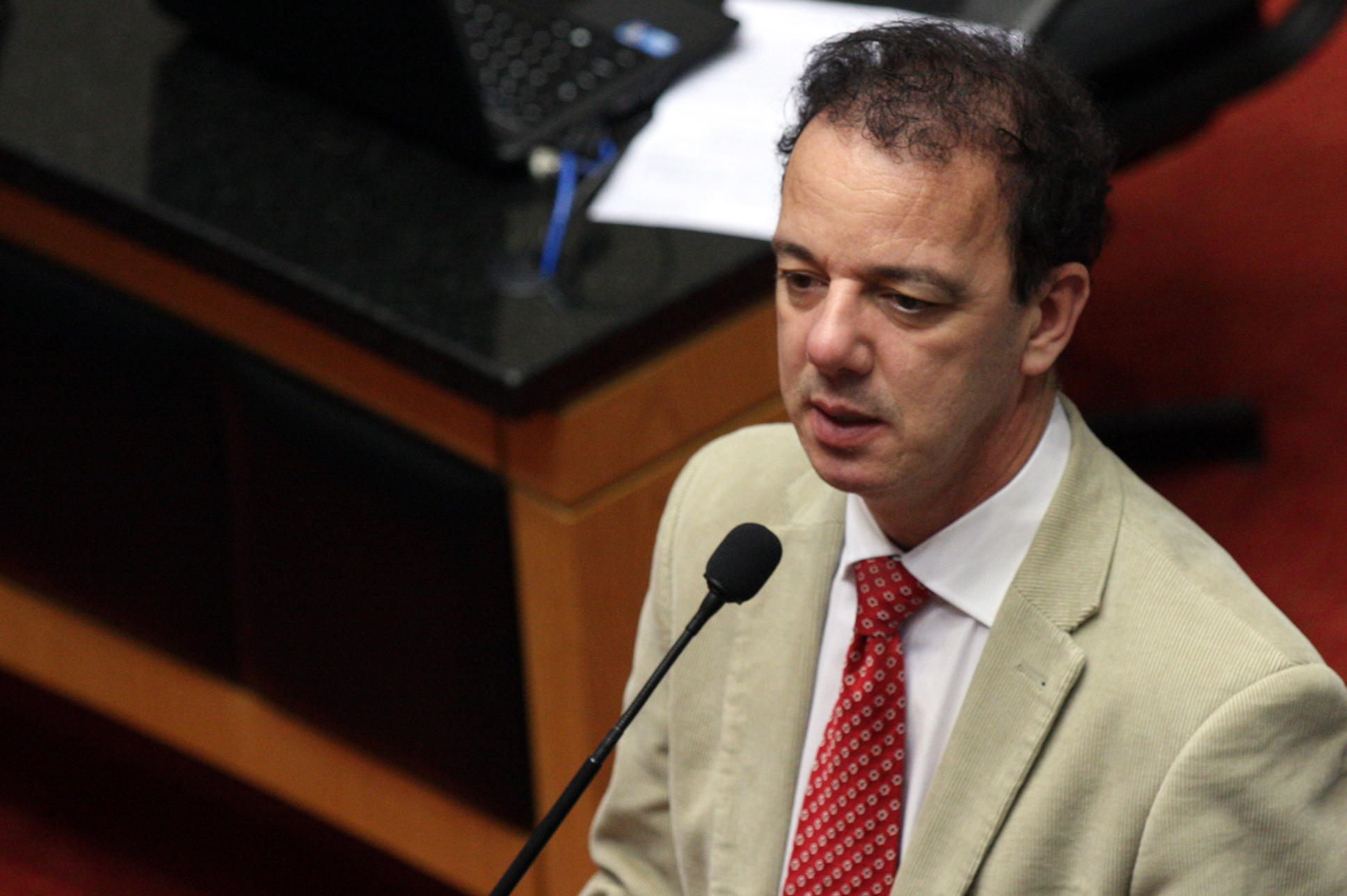 Deputado Ismael Dos Santos (PSD) Sessão Ordinária. Foto: Humberto Gesser / Agencia AL