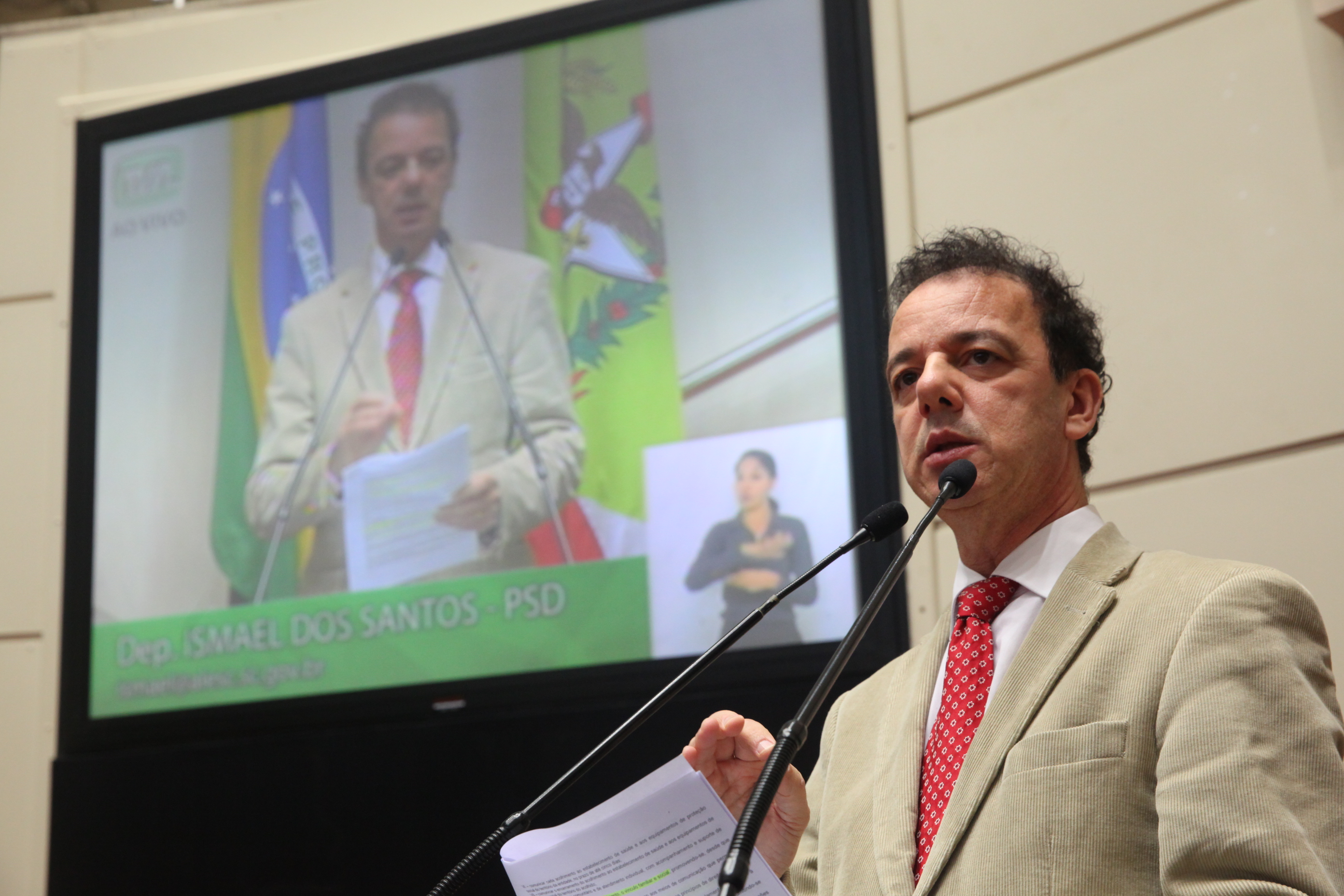 Sessão Ordinária. Deputado Ismael dos Santos (PSD)  - Foto: Eduardo Guedes De Oliveira / Agencia AL