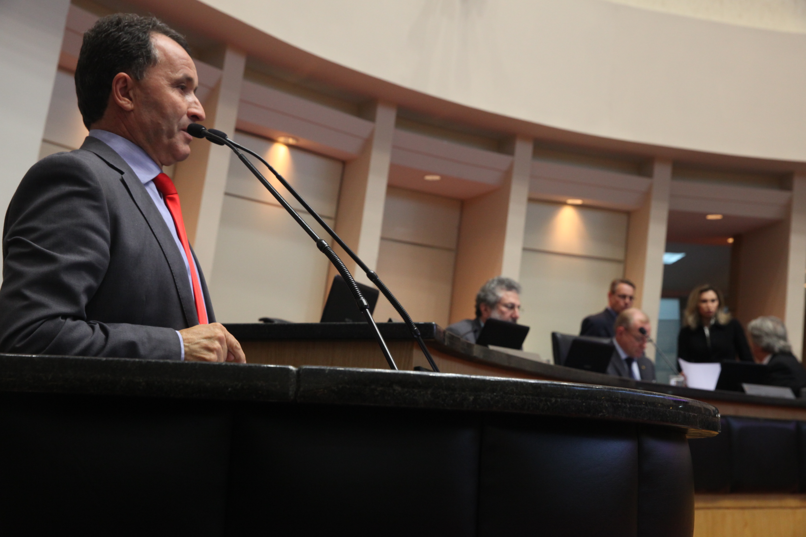 Sessão Ordinária - Plenário Osni Régis. Deputado Darci de Matos (PSD)  - Foto: Eduardo Guedes de Oliveira/Agência AL