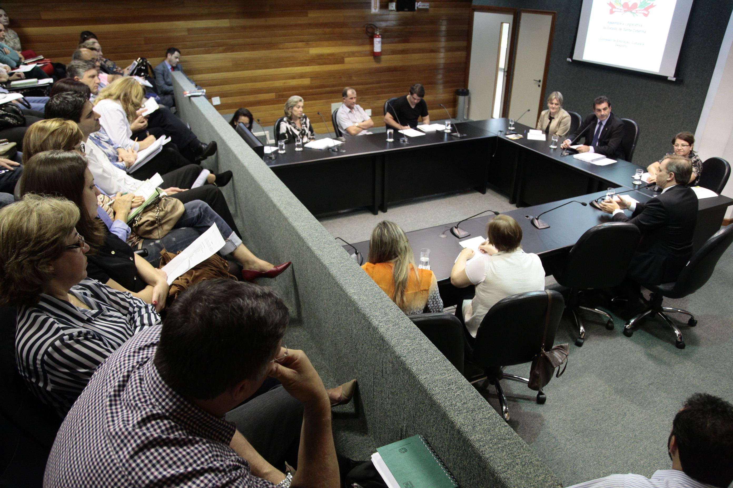 Reunião da Comissão de Educação. Foto: Miriam Zomer/Agência AL