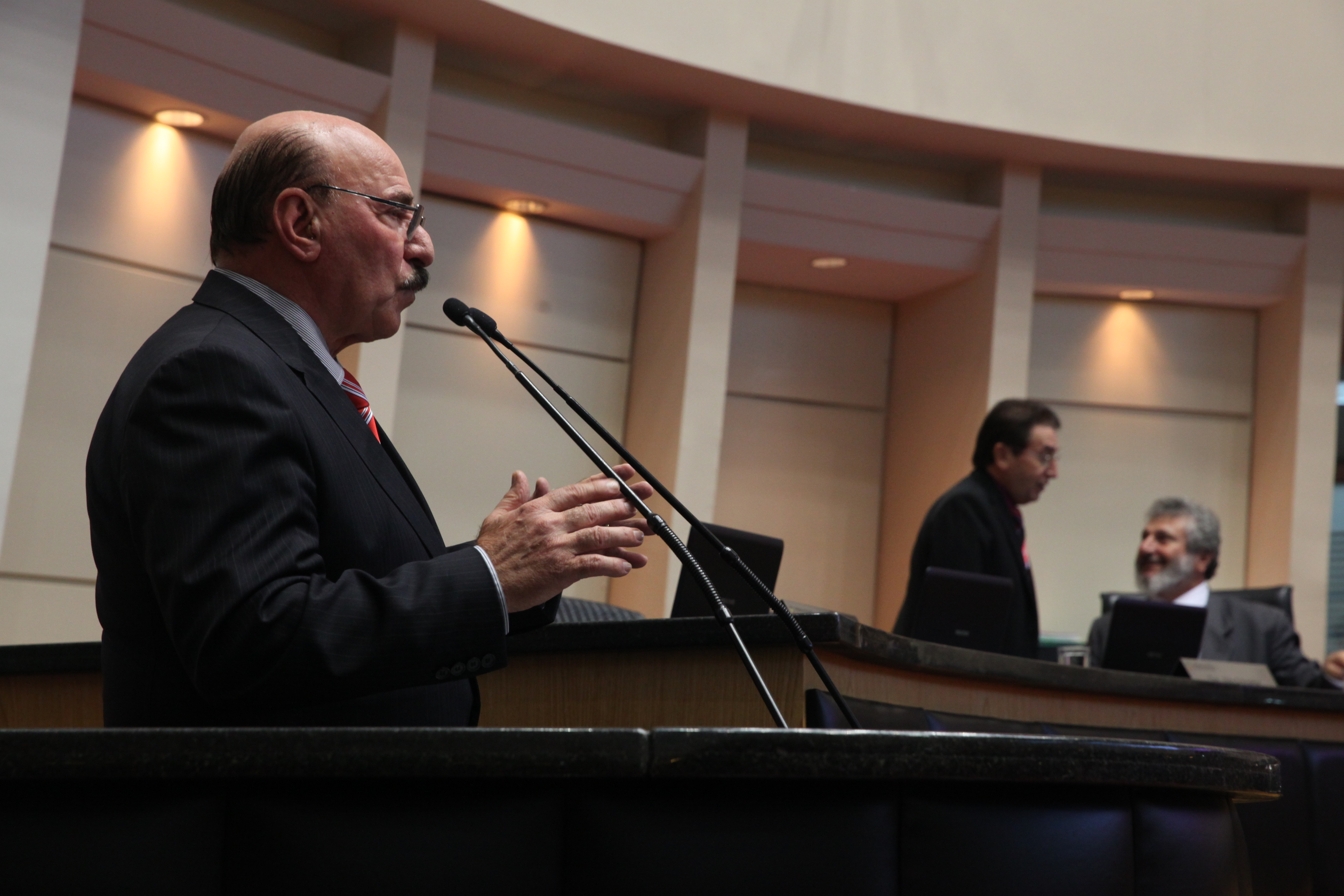 Sessão Ordinária. Deputado Manoel Mota (PMDB)  - Foto: Eduardo Guedes de Oliveira/Agência AL