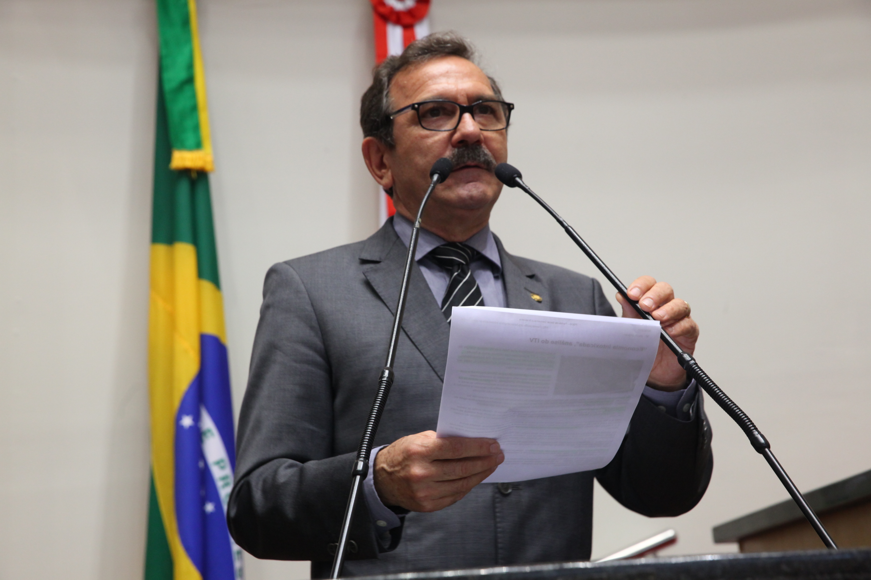 Sessão Ordinária. Deputado Serafim Venzon (PSDB)  - Foto: Eduardo Guedes de Oliveira/Agência AL