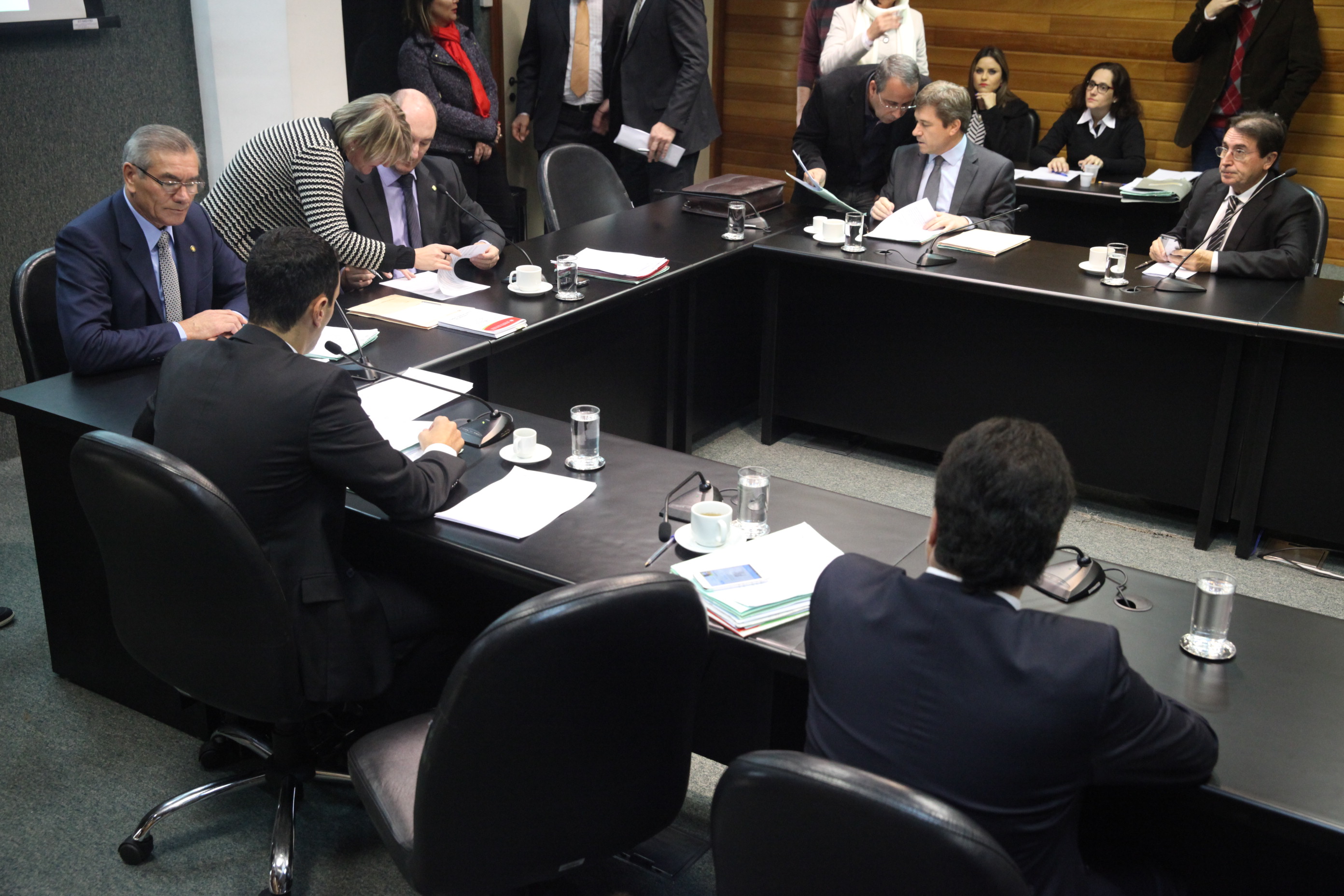 Reunião da Comissão de Constituição e Justiça. Foto: Fábio Queiroz / Agência AL
