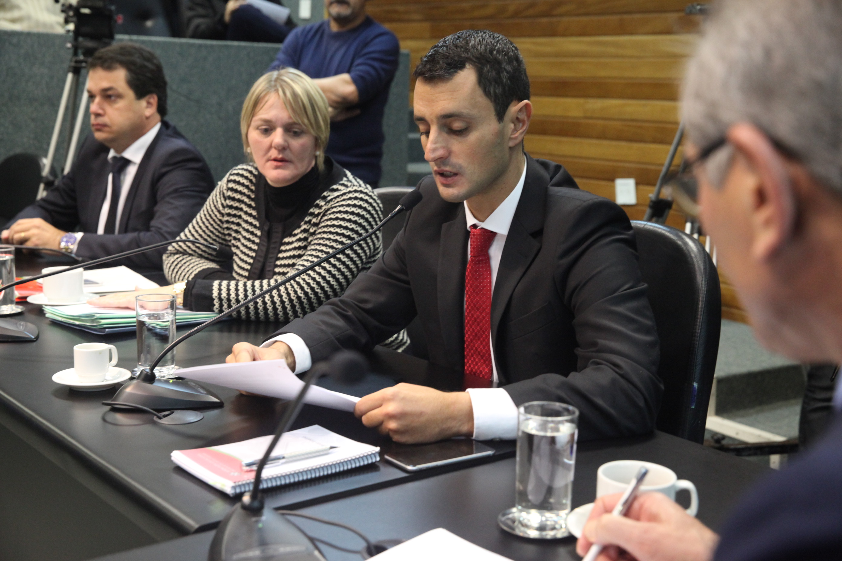 Reunião da Comissão de Constituição e Justiça. Foto: Fábio Queiroz / Agência AL