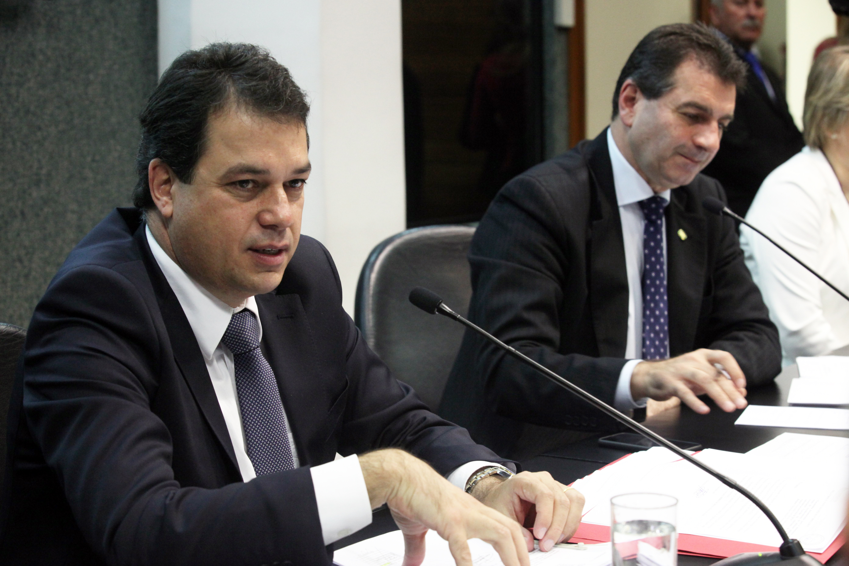 Reunião extraordinária da Comissão de Educação, Cultura e Desporto. Deputado: Rodrigo Minotto (PDT) Foto: Fábio Queiroz / Agência AL