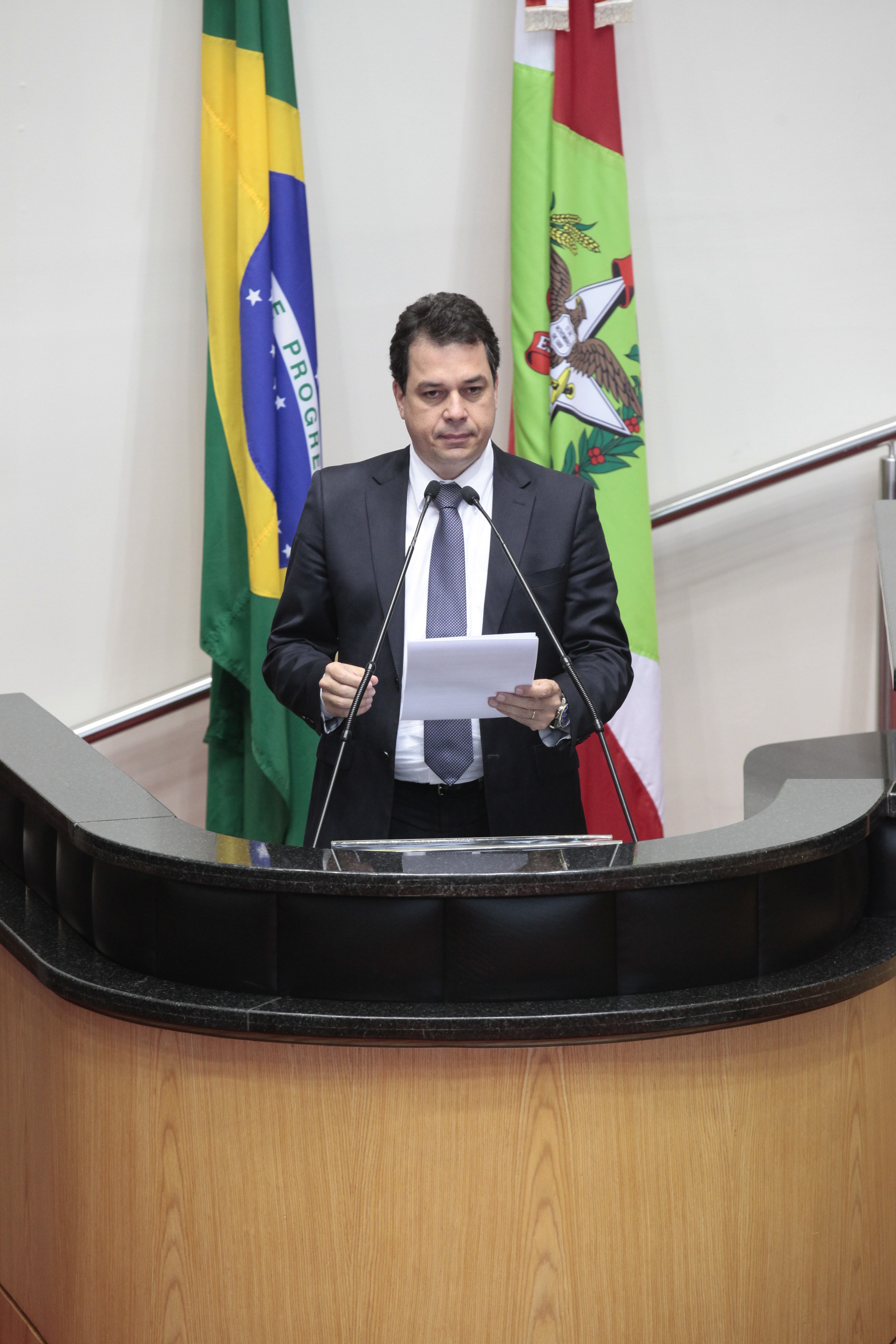 Sessão Ordinária. Deputado Rodrigo Minotto (PDT)  Fotos:Humberto Gesser/Agência AL