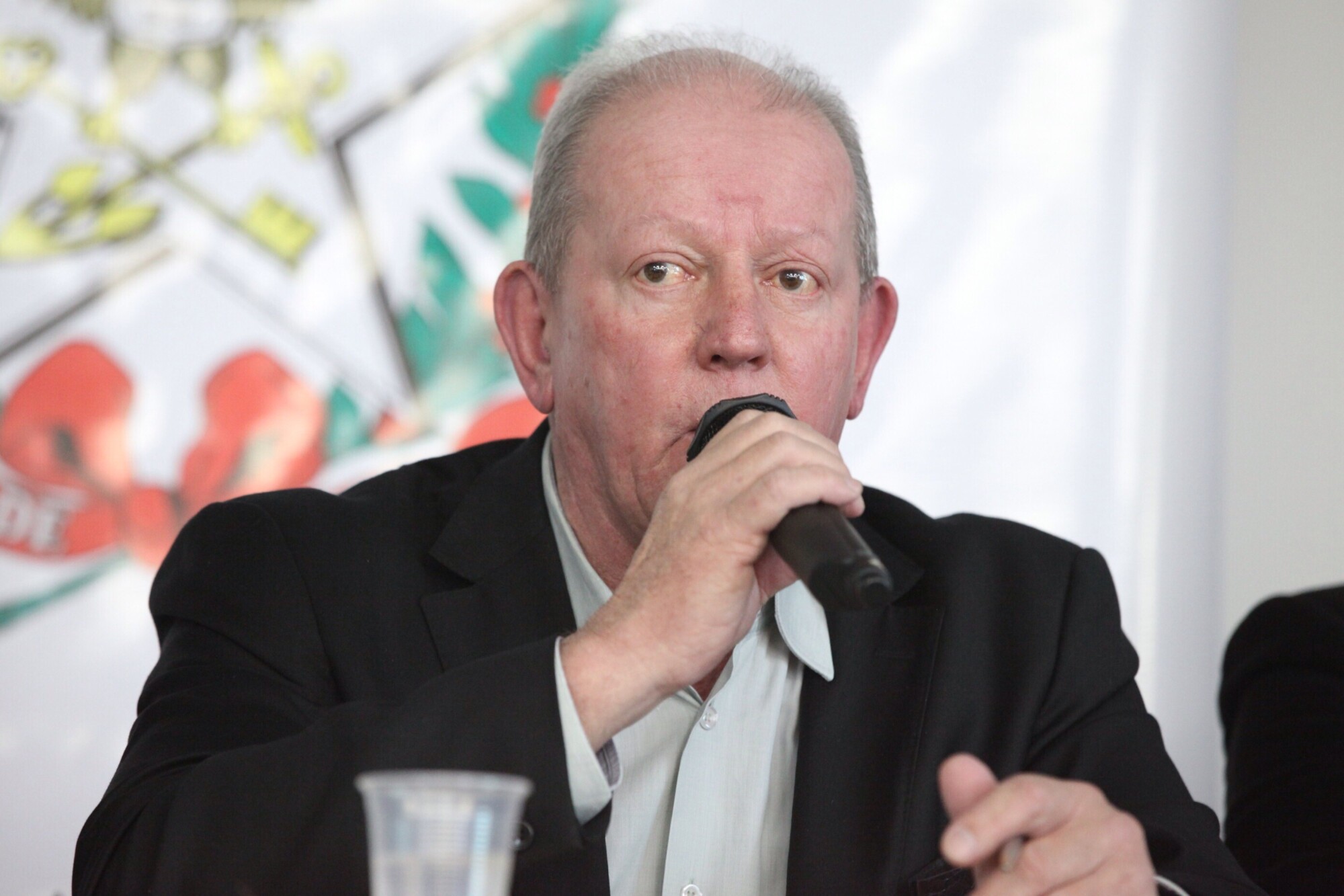 Deputado Marcos Vieira (PSDB) durante Audiência do Orçamento Regionalizado em São Miguel do Oeste. Foto: Fábio Queiroz / Agência AL