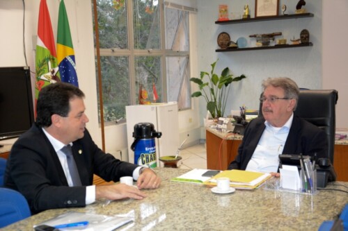 Deputado Rodrigo Minotto busca recursos para a 21ª Festa da Tainha de Balneário Rincão