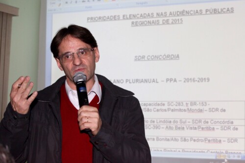 Regionais de Concórdia e Seara definem prioridades no Orçamento Regionalizado