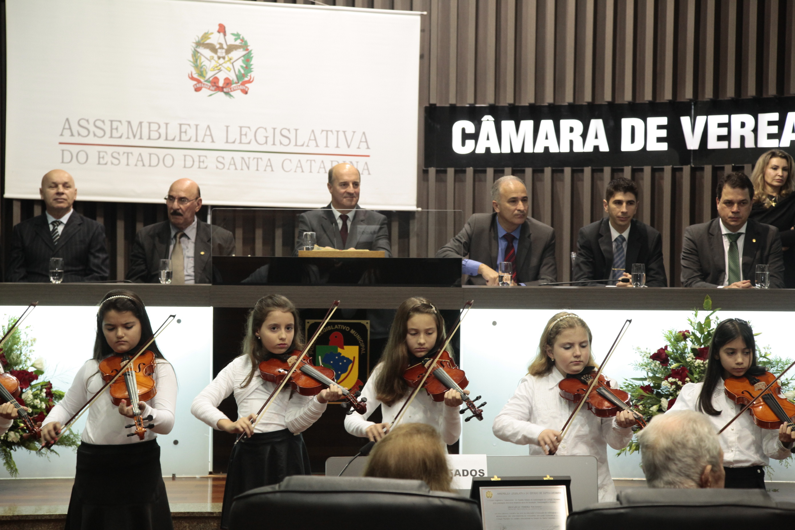 Sessão Solene em homenagem ao Colégio Murialdo pela passagem dos seus 60 anos de fundação. Foto: Miriam Zomer/Agência AL