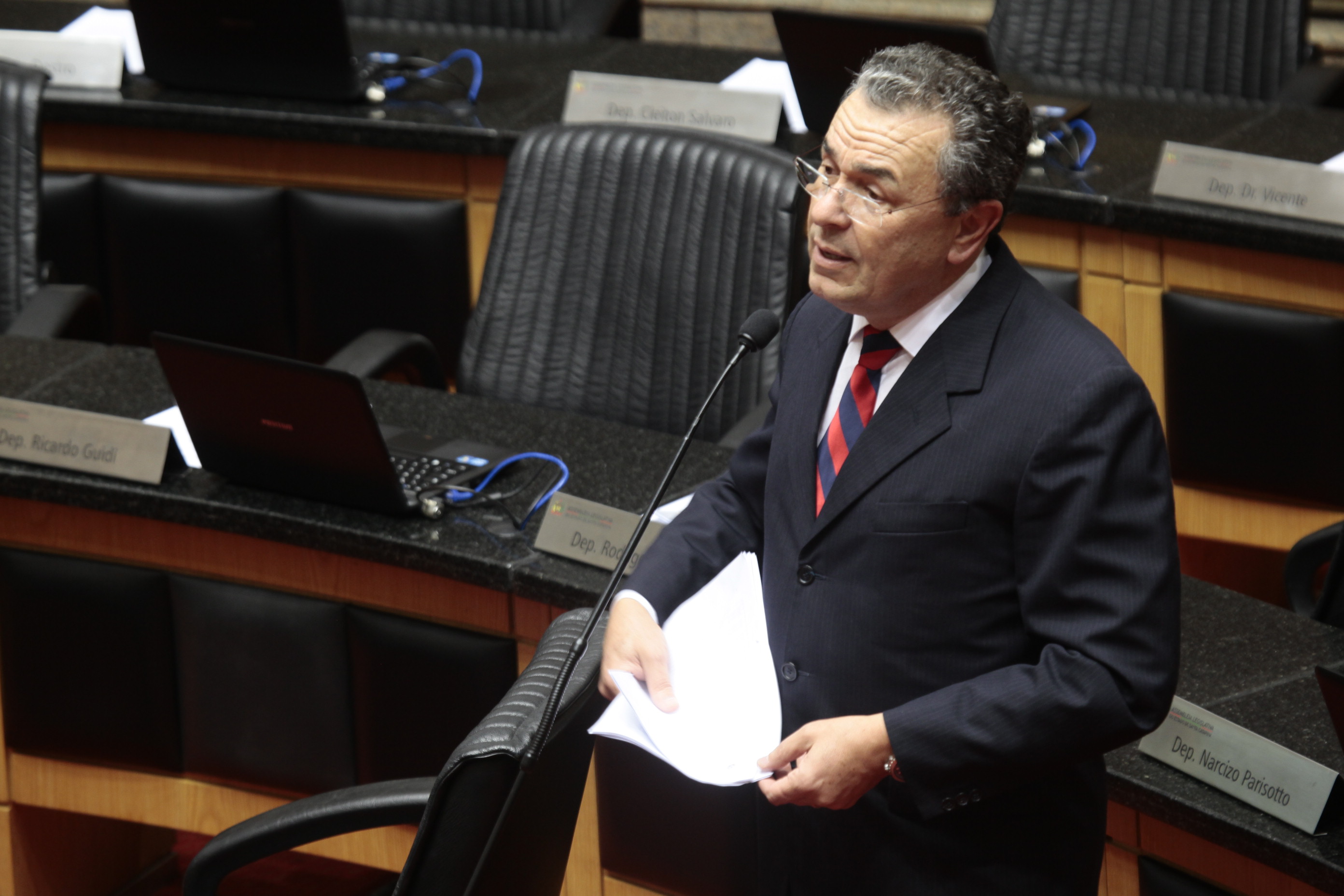 Sessão Ordinária - Deputado Deputado Dalmo de Oliveira Claro (PMDB) - Plenário Osni Régis. Foto: Humberto Gesser/Agência AL