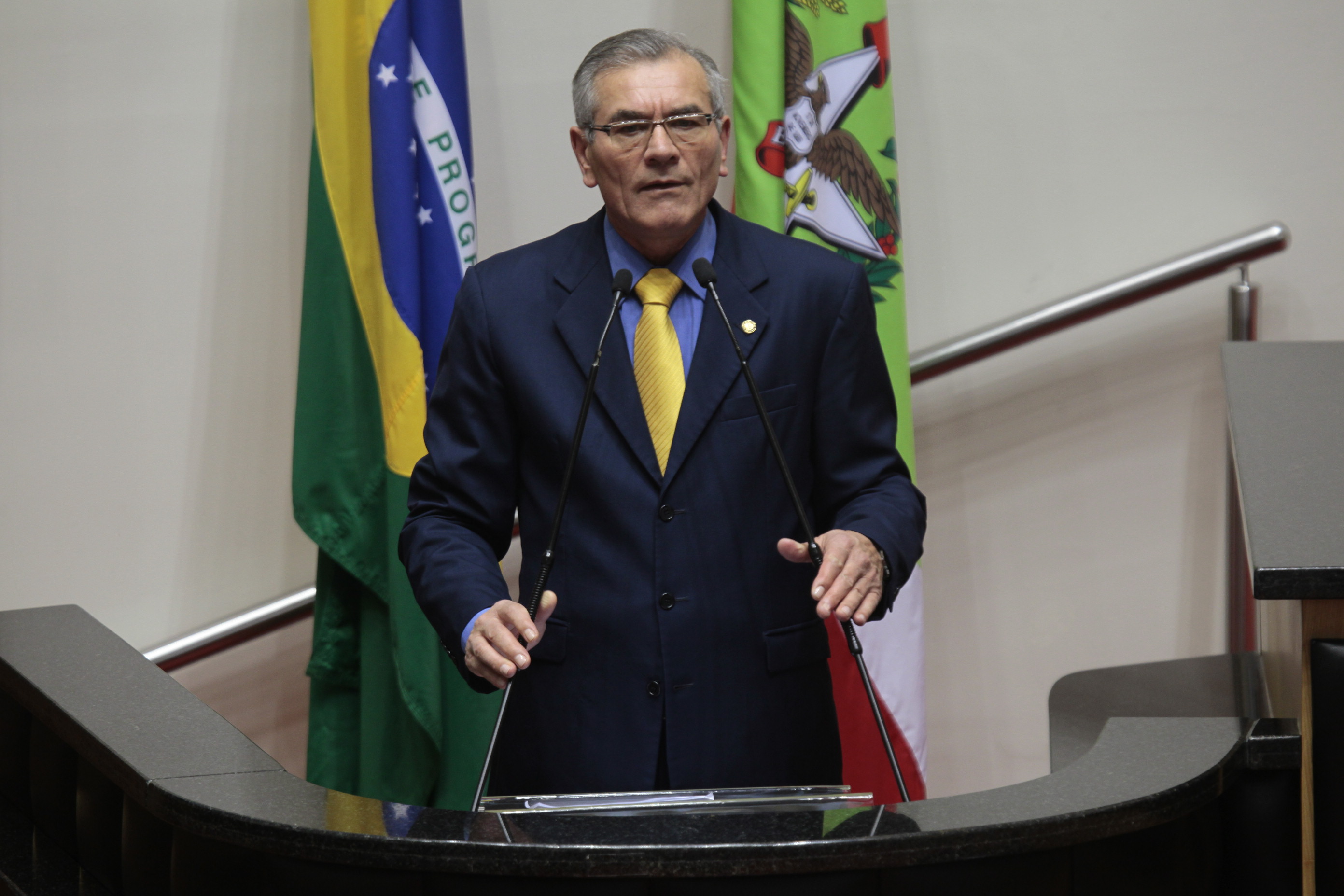 Sessão Ordinária - Deputado Silvio Dreveck (PP) -Plenário Osni Régis. Foto: Humberto Gesser/Agência AL
