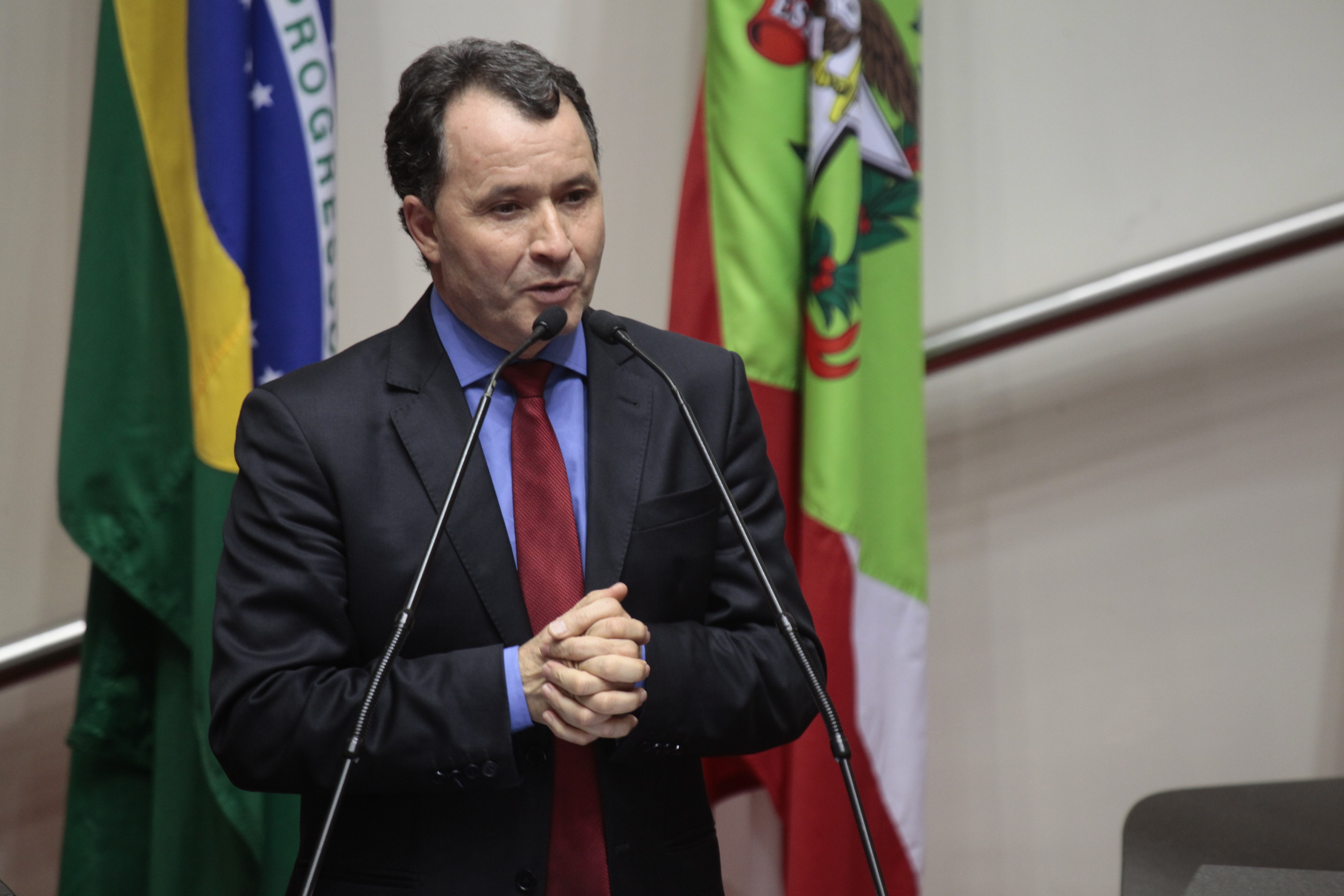 Sessão Ordinária - Plenário Osni Régis. Deputado Darci de Matos (PSD)  - Foto: Miriam Zomer/Agência AL