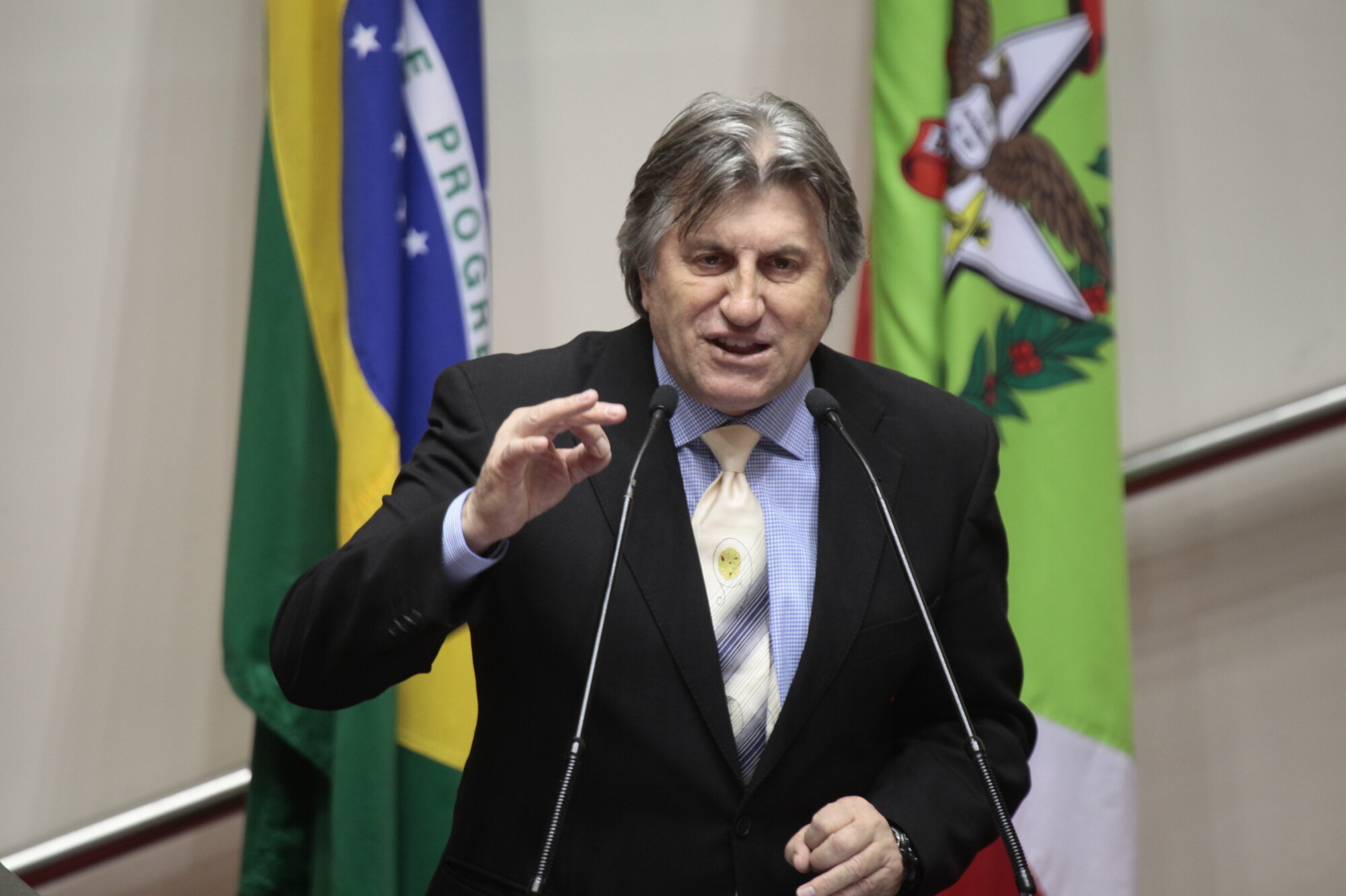 Deputado Leonel Pavan FOTO: Miriam Zomer/Agência AL