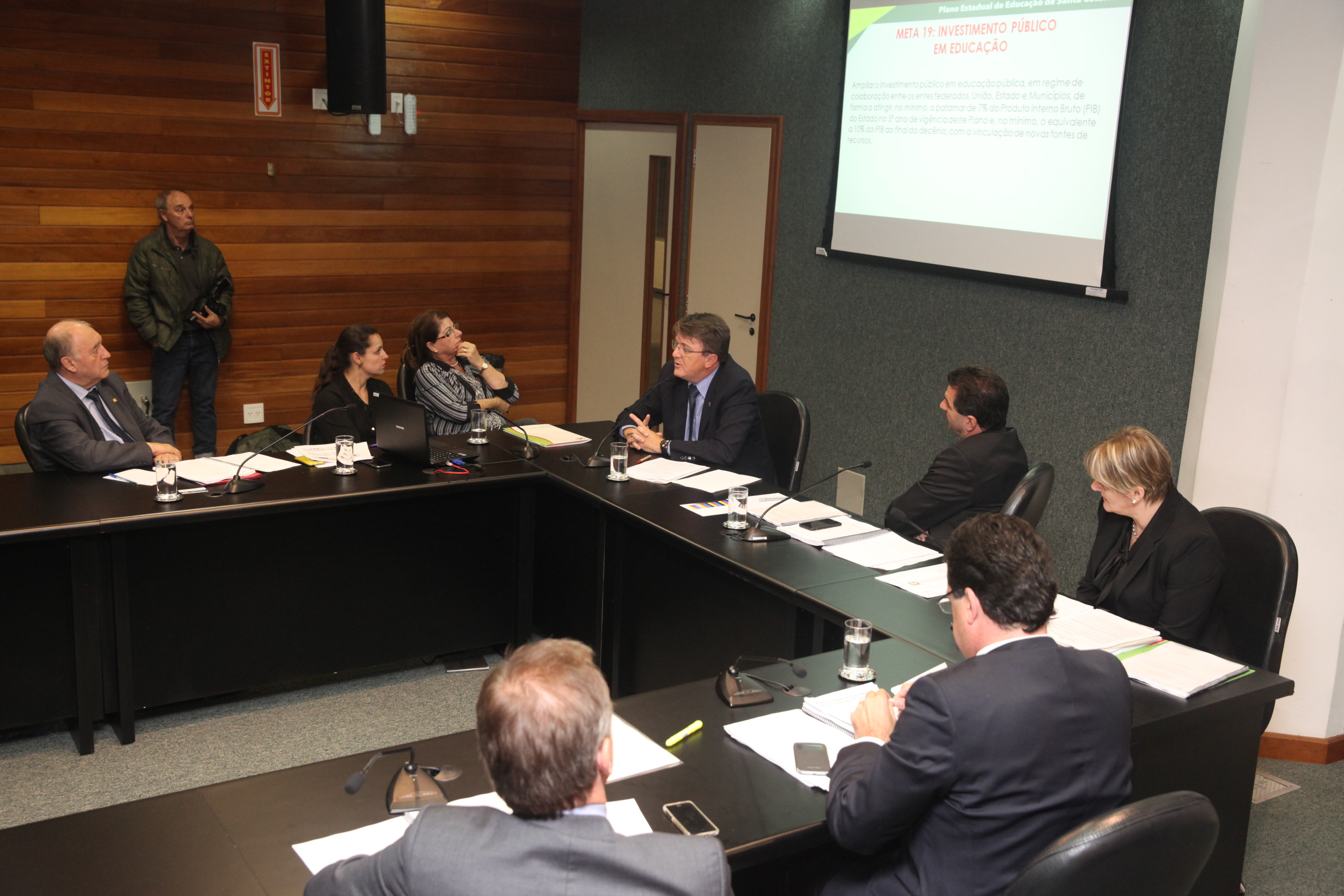 Reunião extraordinária da Comissão de Educação. Foto: Fábio Queiroz / Agência AL