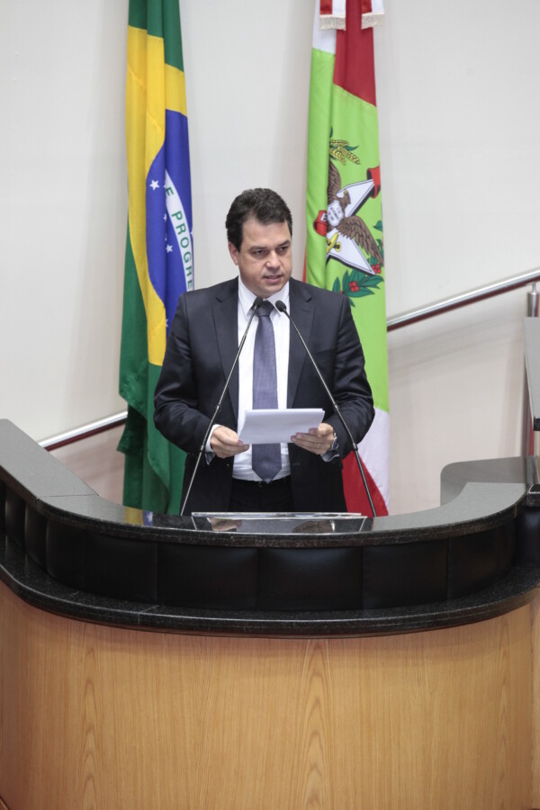 Deputado Rodrigo Minotto FOTO: Humberto Gesser/Agência AL