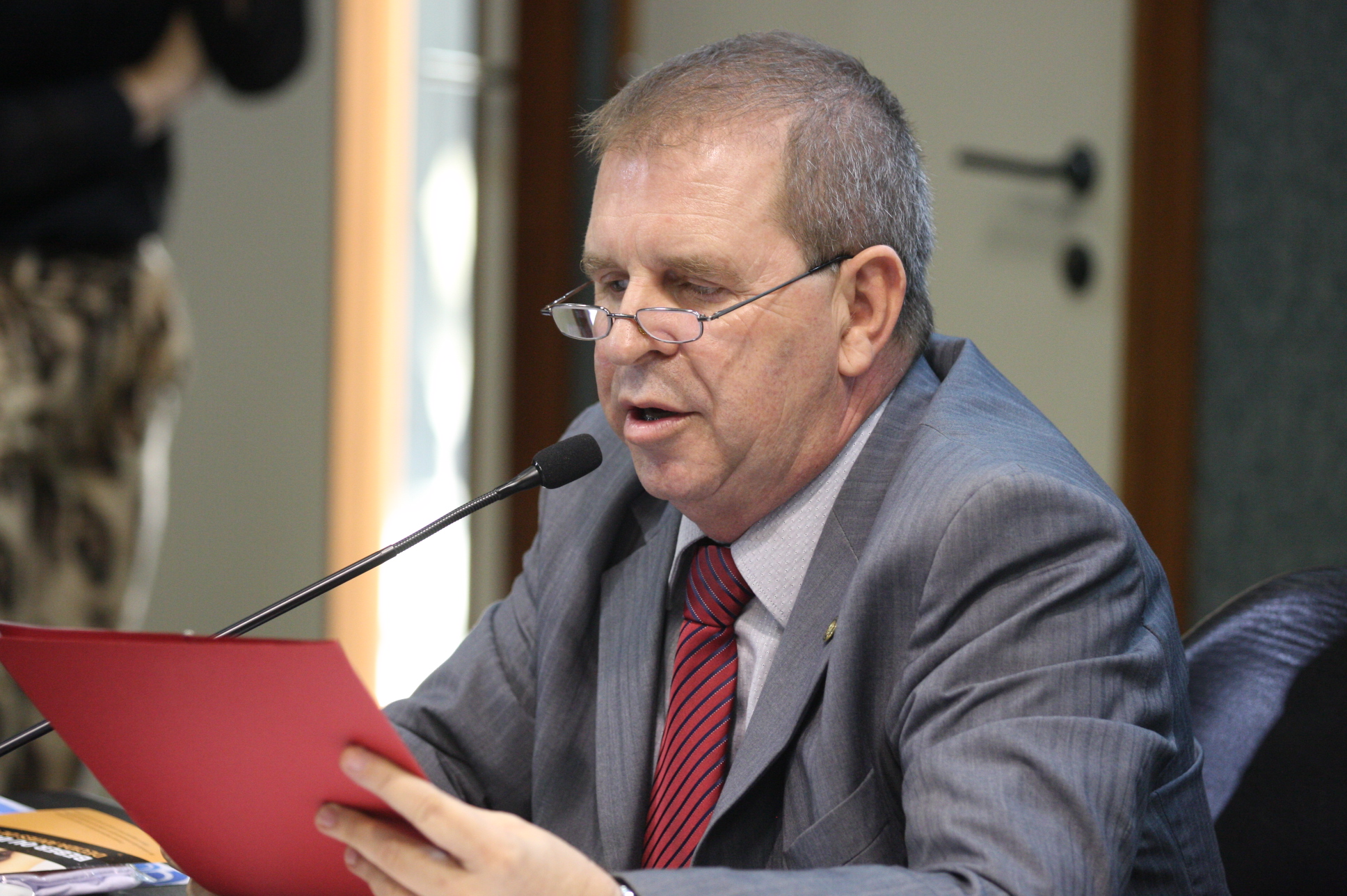 Comissão de Segurança Pública. Dep: Mauricio Eskudlark (PSD).  Foto: Yuri Santos / Agência AL