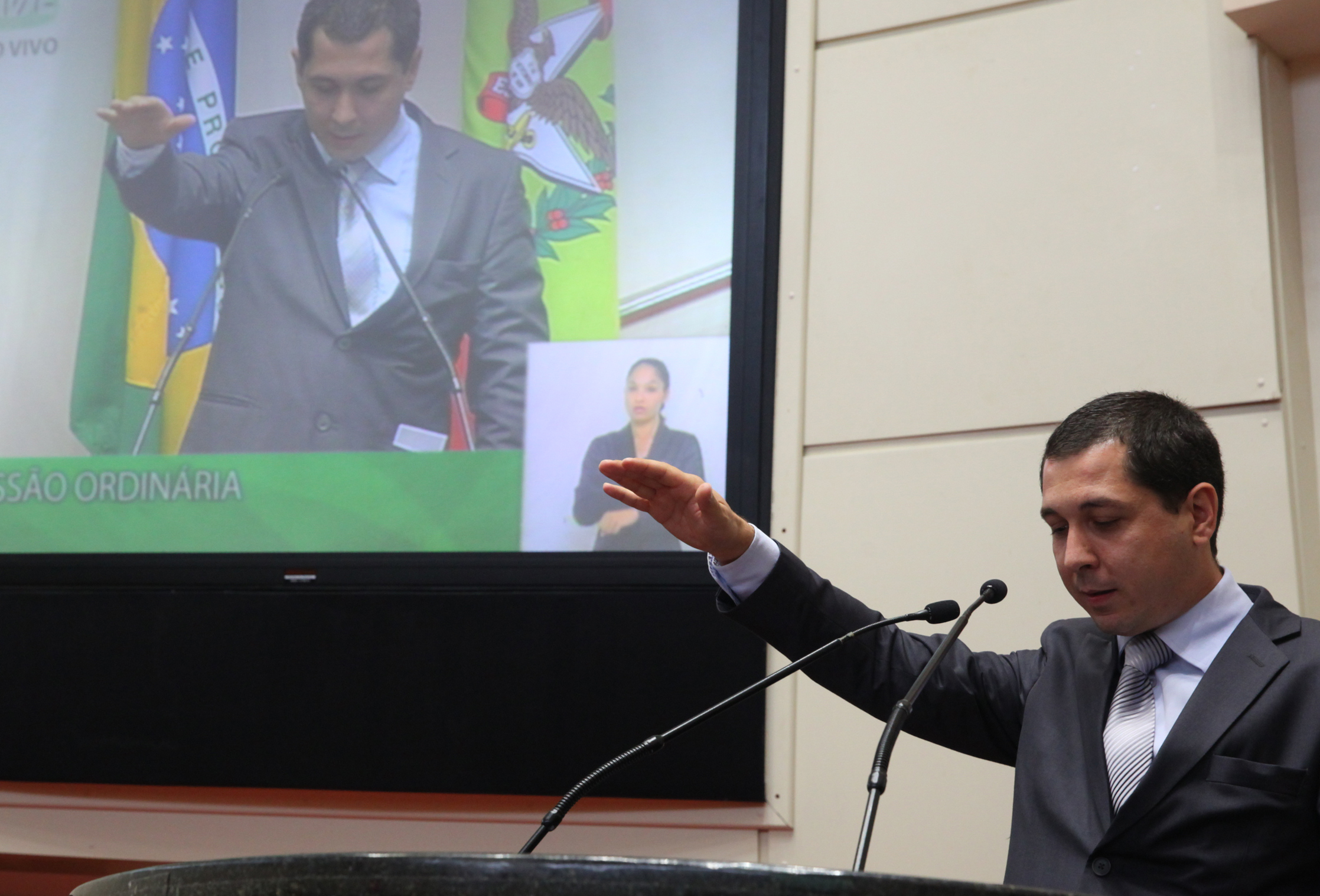 Deputado Níkolas Reis (PDT) - Sessão Ordinária. Foto: Eduardo Guedes de Oliveira/Agência AL