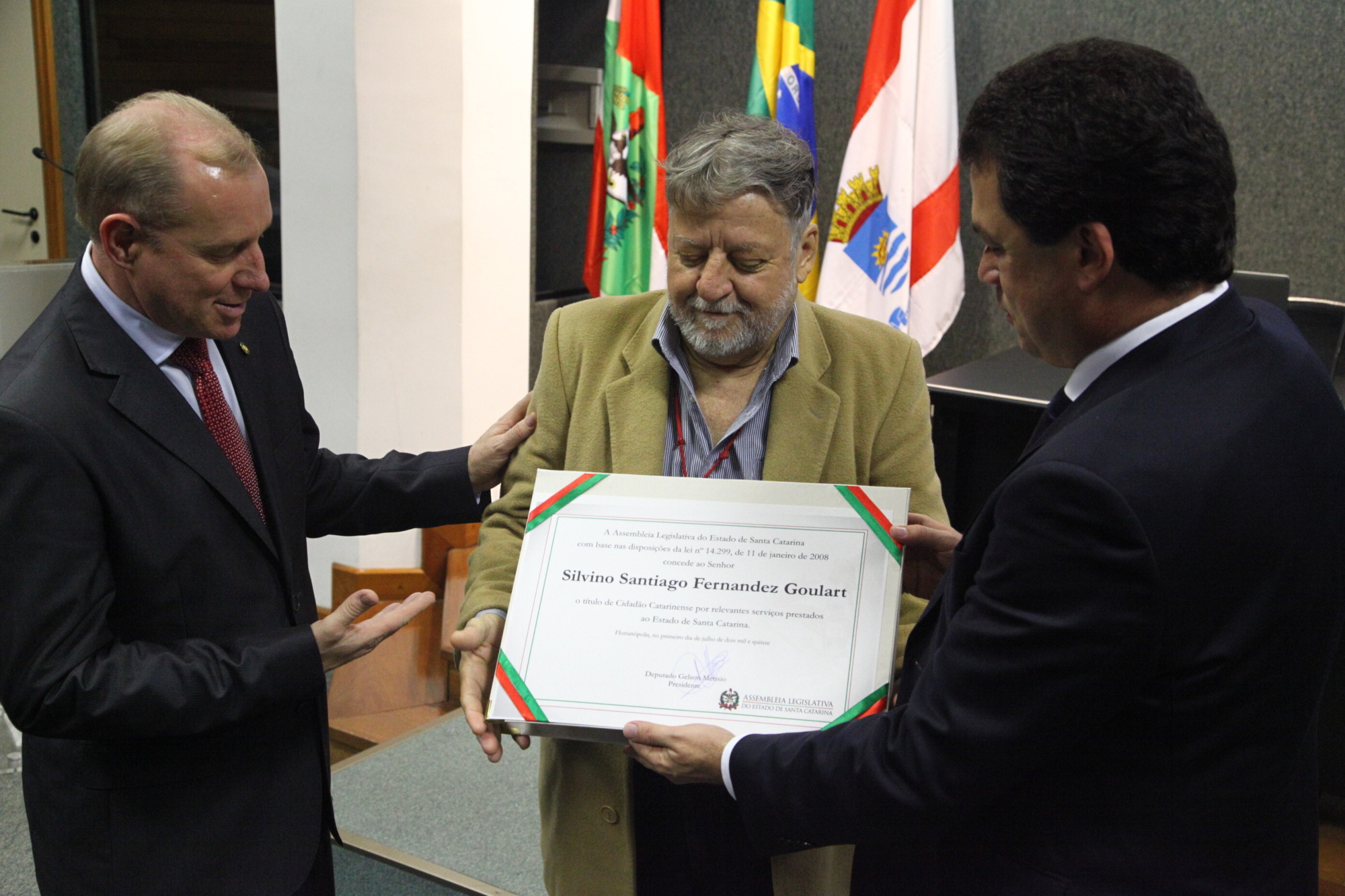 Artesão “Barão” de Florianópolis recebe título de cidadão catarinense