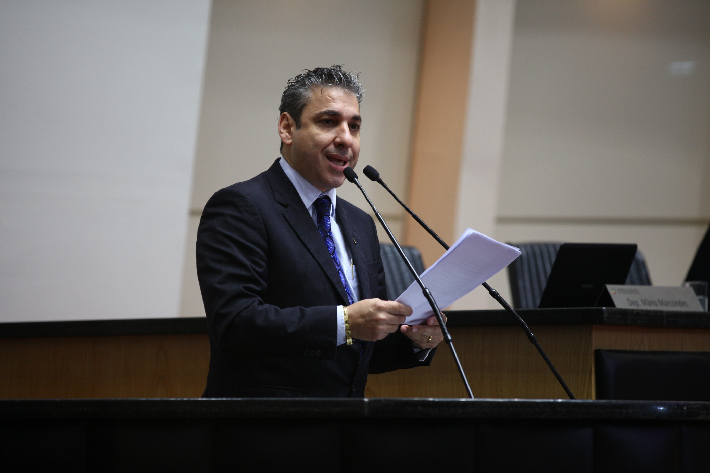 Sessão Ordinária - Foto:Solon Soares/Agência AL - Deputado Mauro Marcondes (PR)