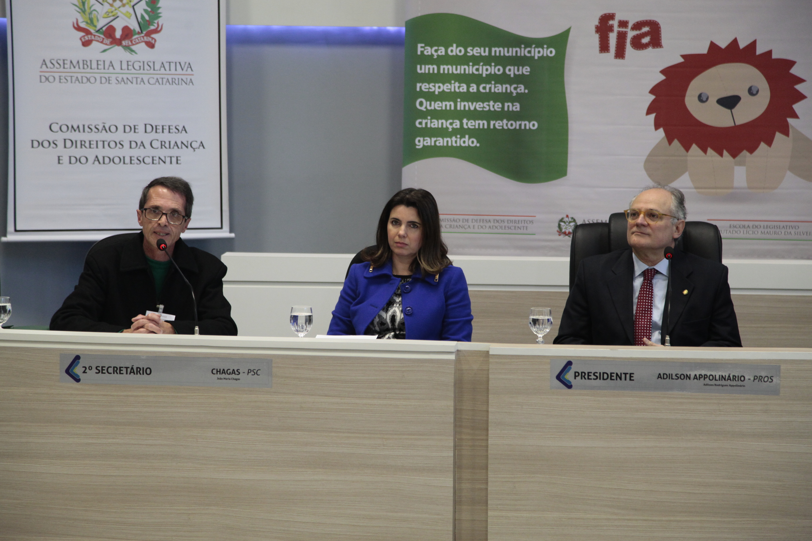 Seminário Regionalizado sobre Gestão Municipal do Fundo para a Infância e Adolescência - FIA. Lages. Foto: Miriam Zomer/Agência AL