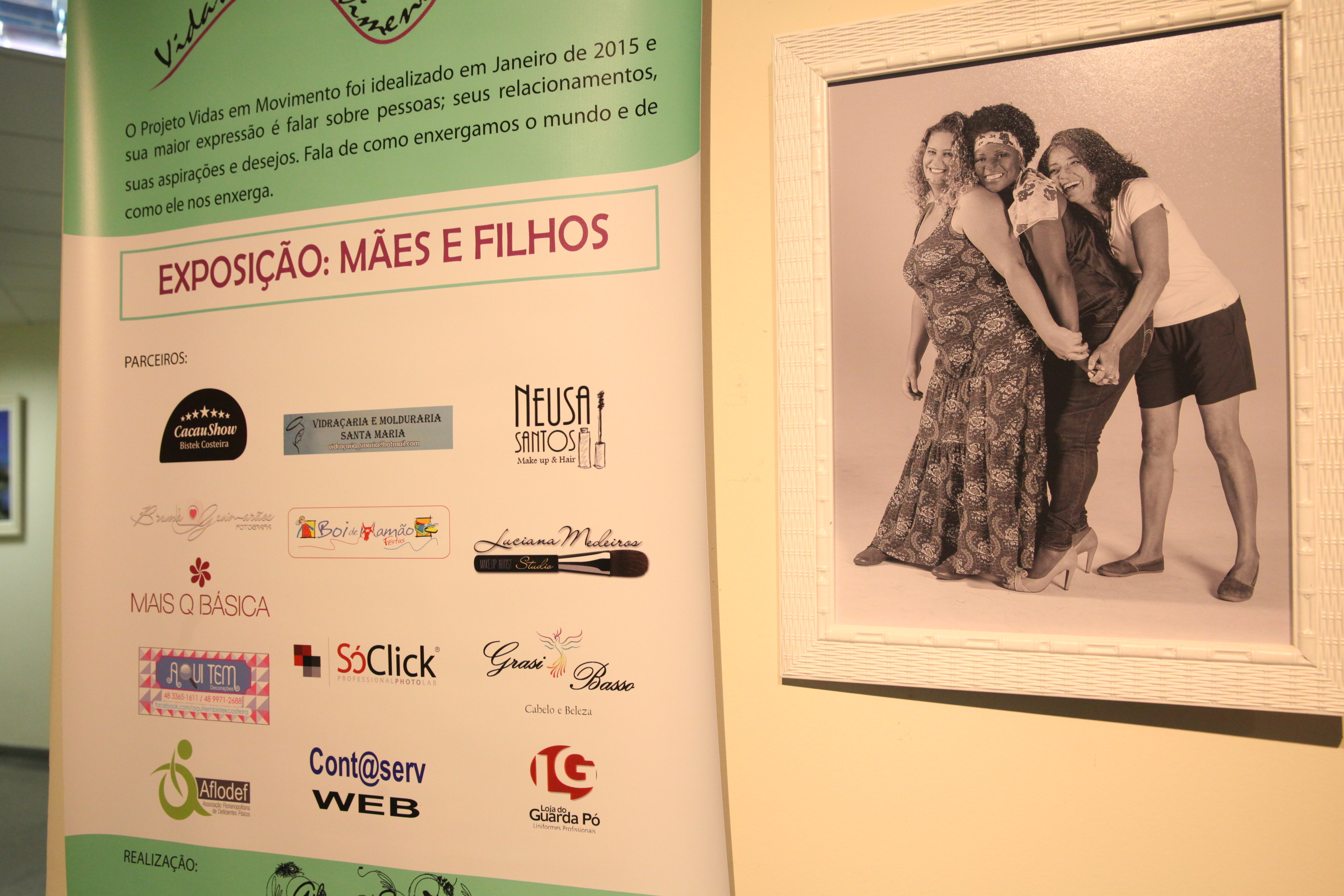 Exposição Vidas em Movimento Mães e Filhos